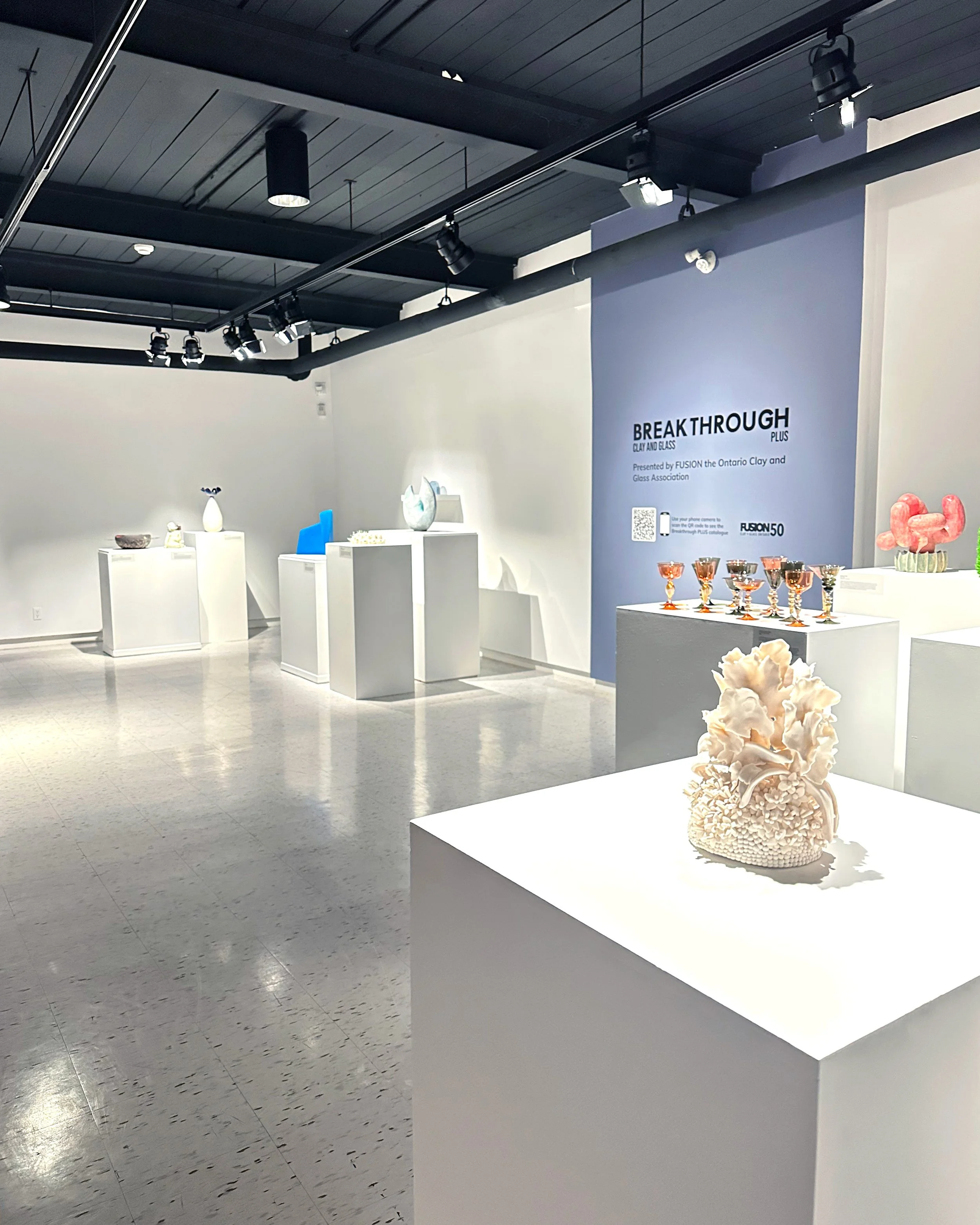 Installation view of "Breakthrough" (Thames Art Gallery, 2025)