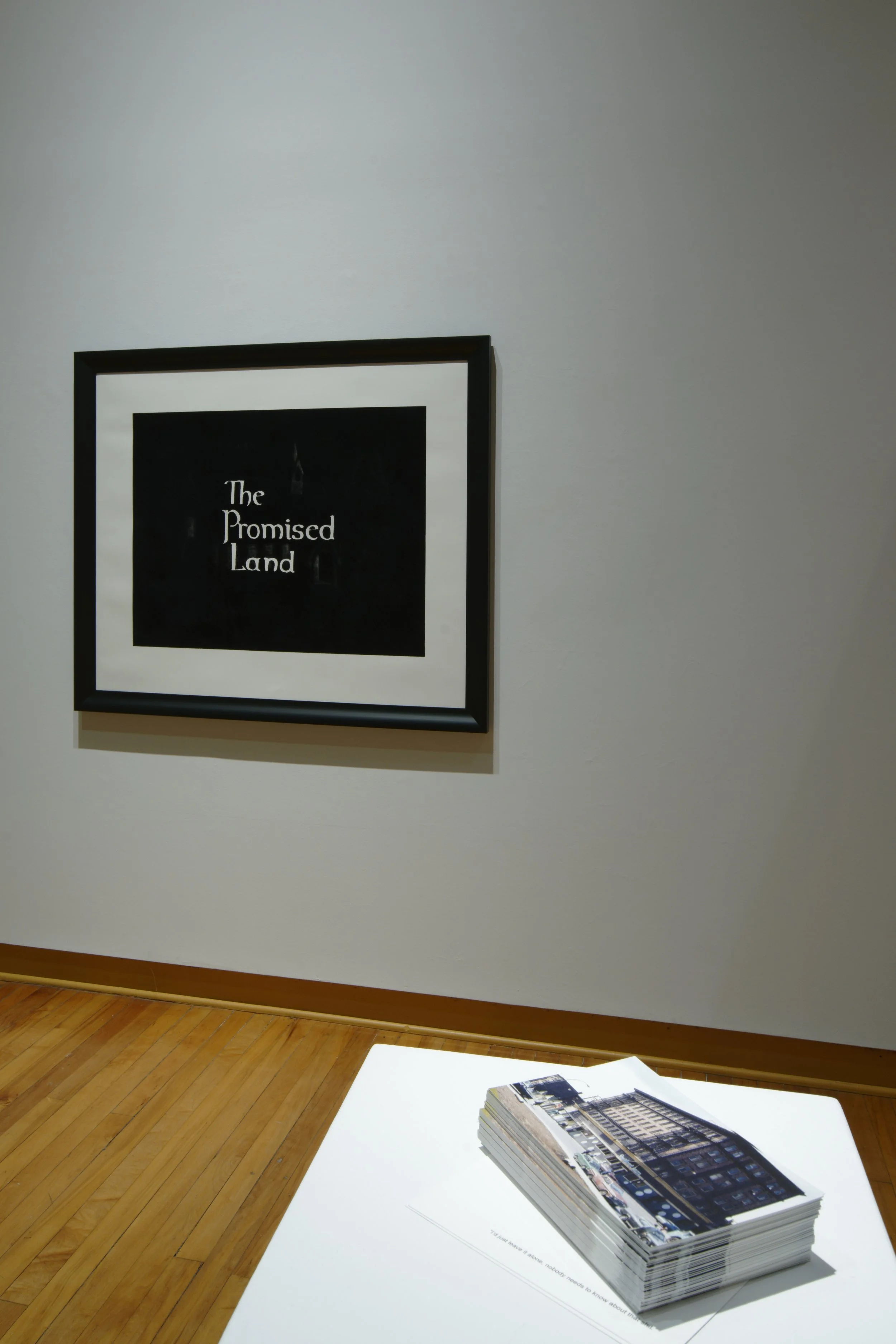 Installation view of "Deanna Bowen A Harlem Nocturne" (Thames Art Gallery 2021)