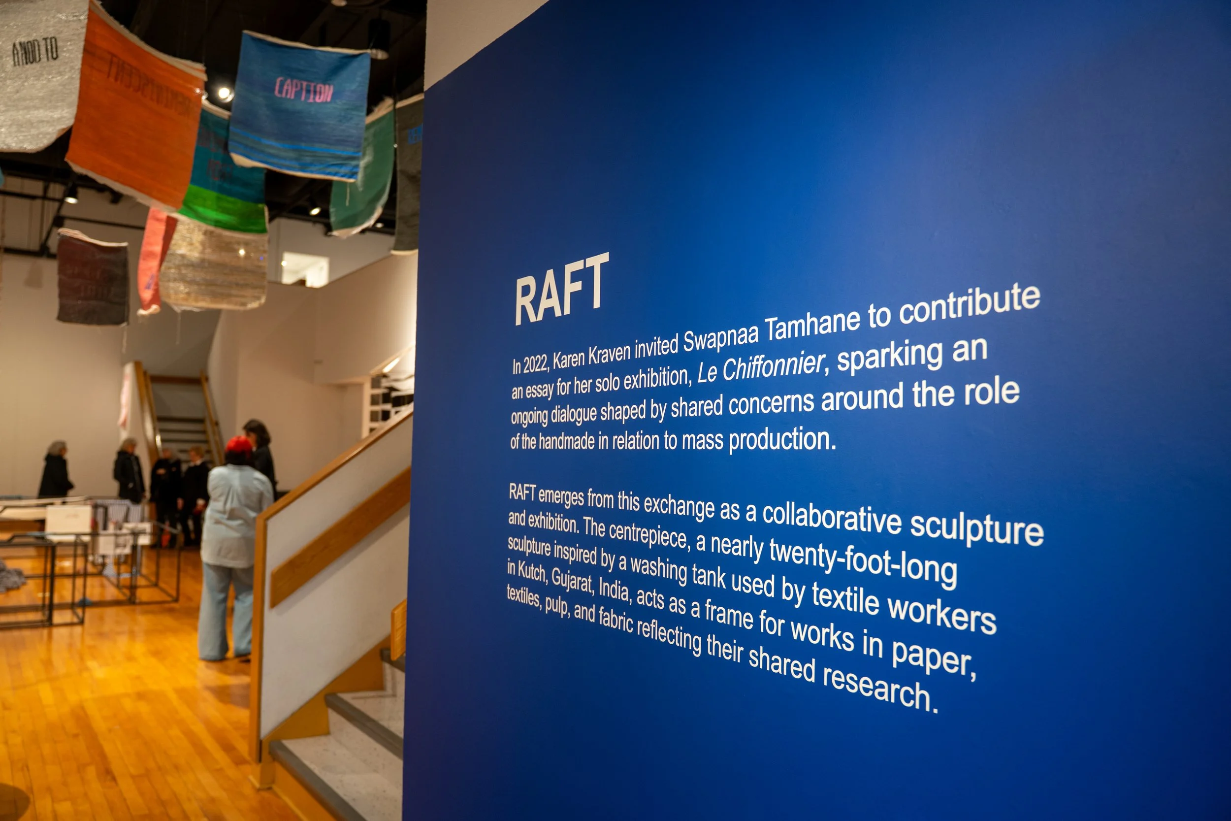 Installation View of RAFT (Thames Art Gallery, 2026) 