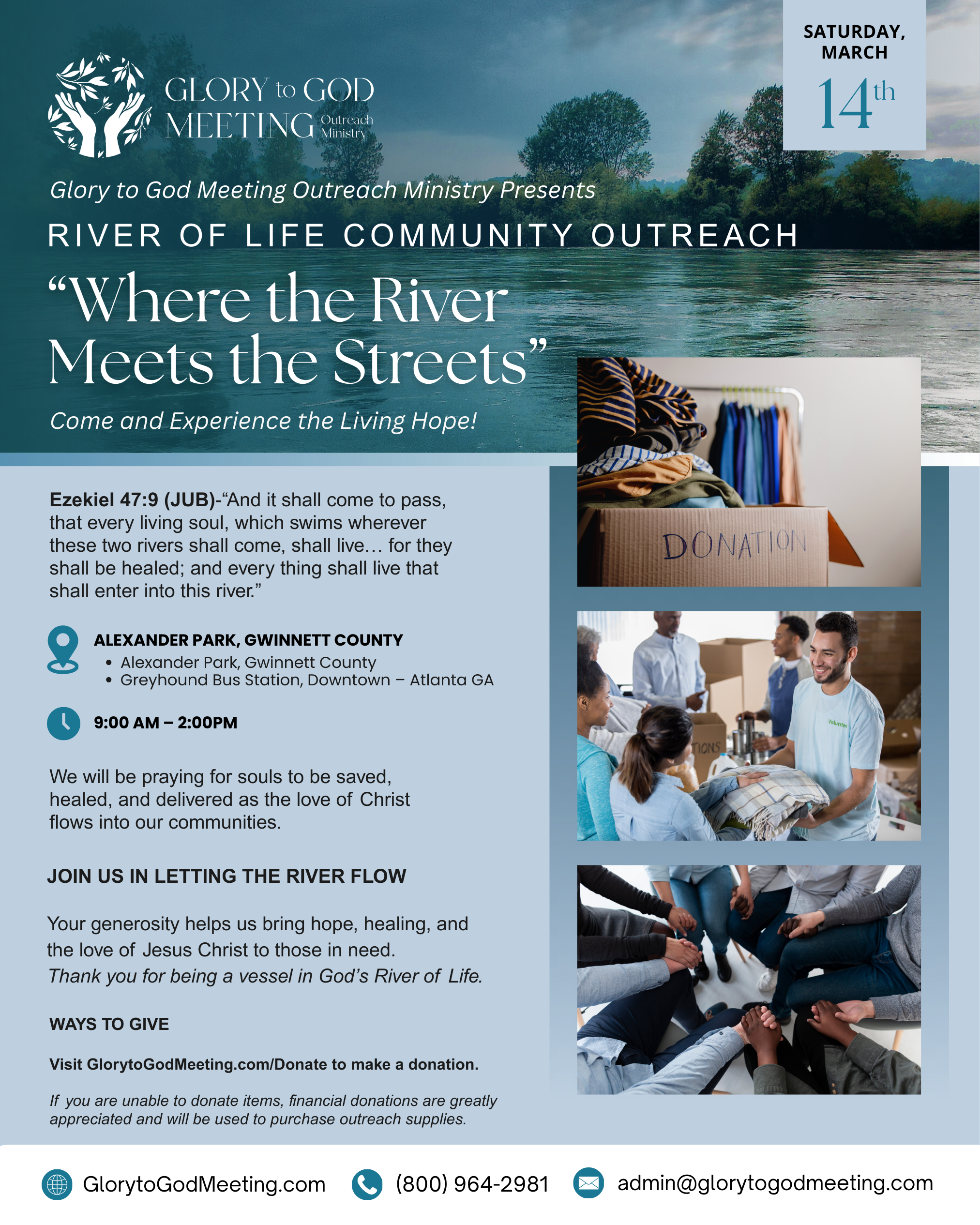 River of Life Community Outreach "Where the River Meets the Streets”