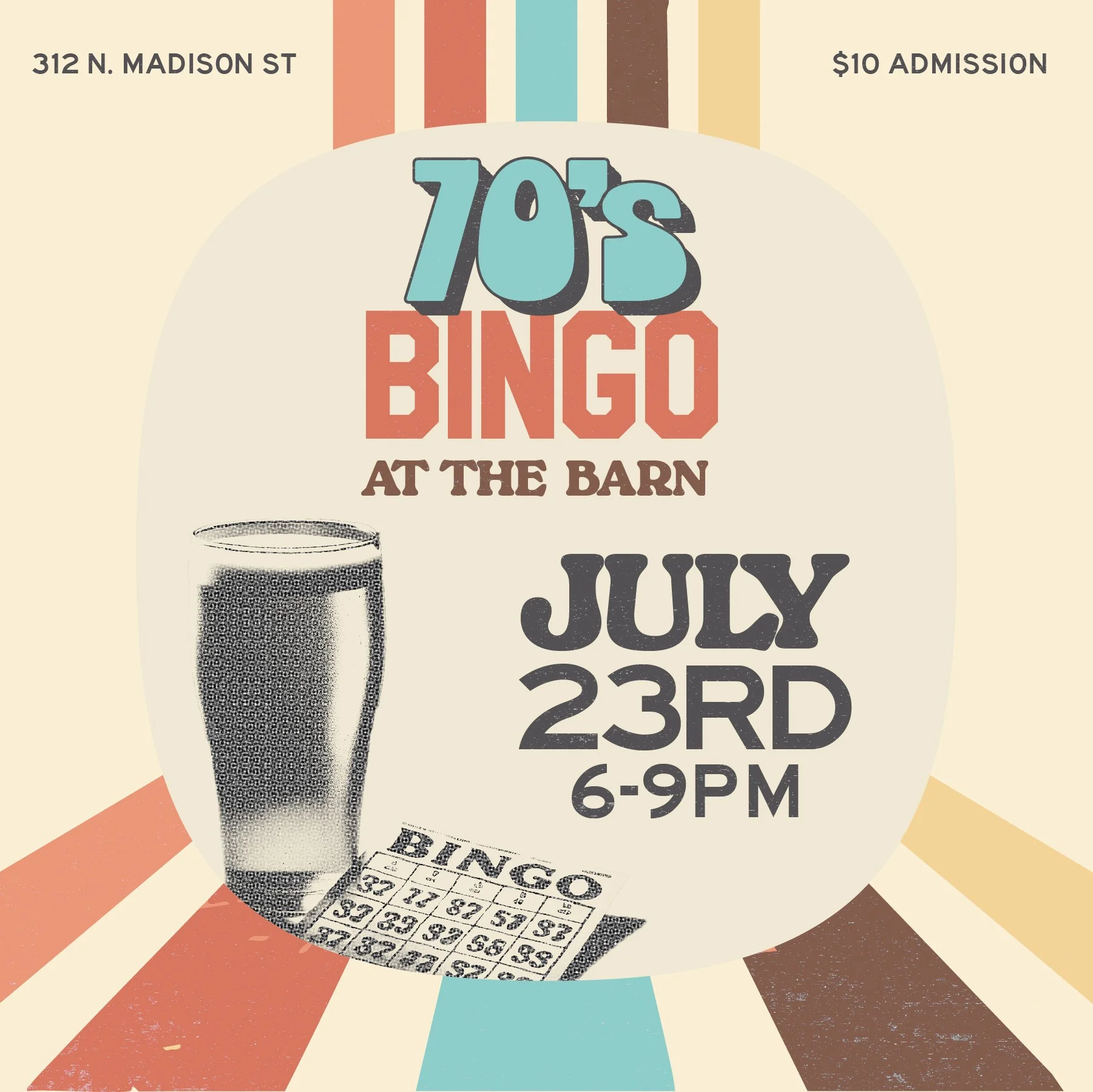 70's Bingo at the Barn