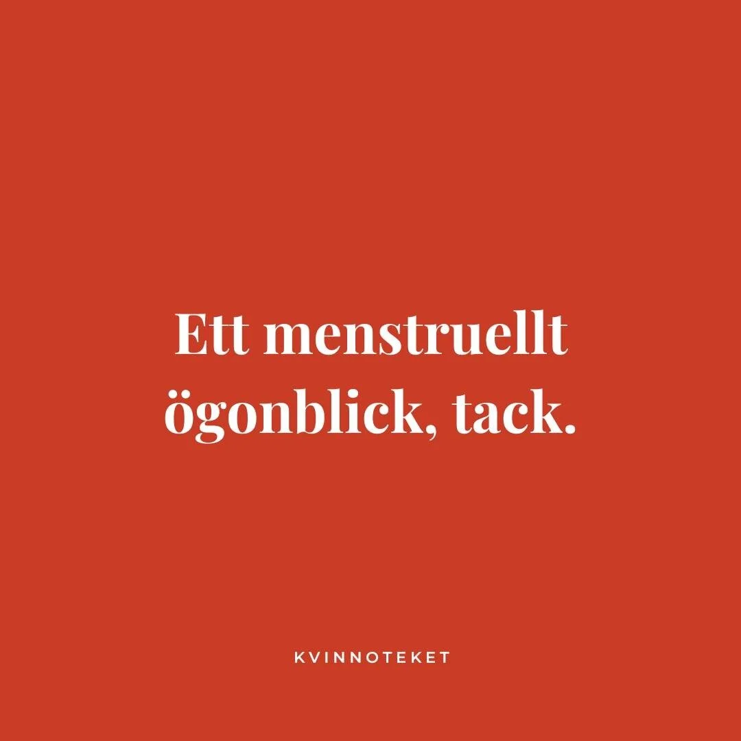 Ge mig ett menstruellt &ouml;gonblick s&aring; &aring;terkommer jag! 🙋&zwj;♀️🤓

Att ha koll p&aring; sin cykel och sina hormonniv&aring;er hj&auml;lper oss att hitta anv&auml;ndbara strategier i vardag och arbetsliv. H&auml;r &auml;r ett tips f&oum