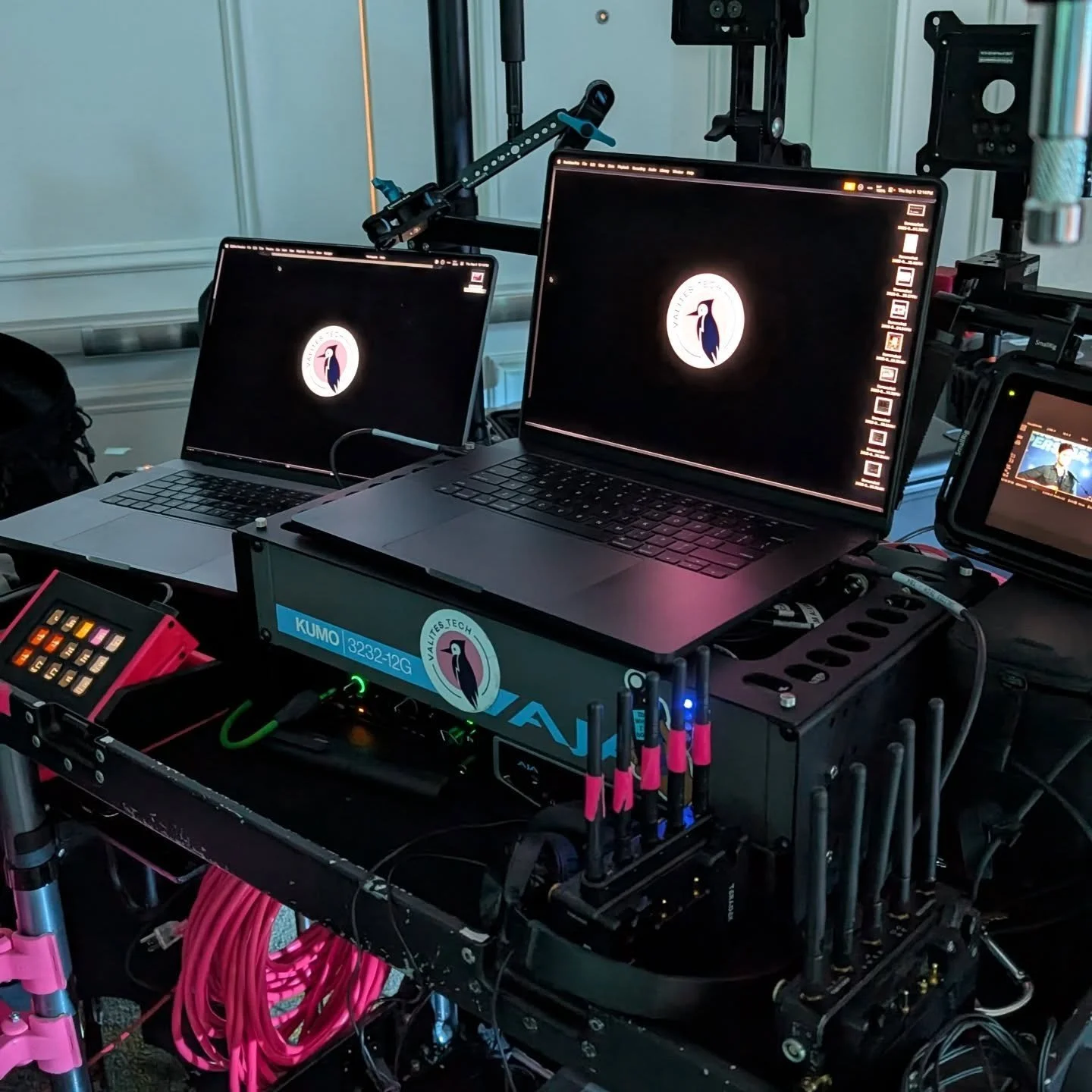 Today's location #vtr #videoassist #setlife #playbackboi #inovativ #savantplayback #teradek #elgato #atomos #ajavideosystems #scarlettaudio #therobocup #upgradeinnovations