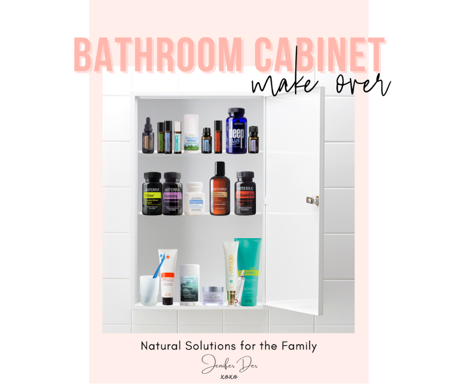 Medicine Cabinet Makeover + Essential Oils