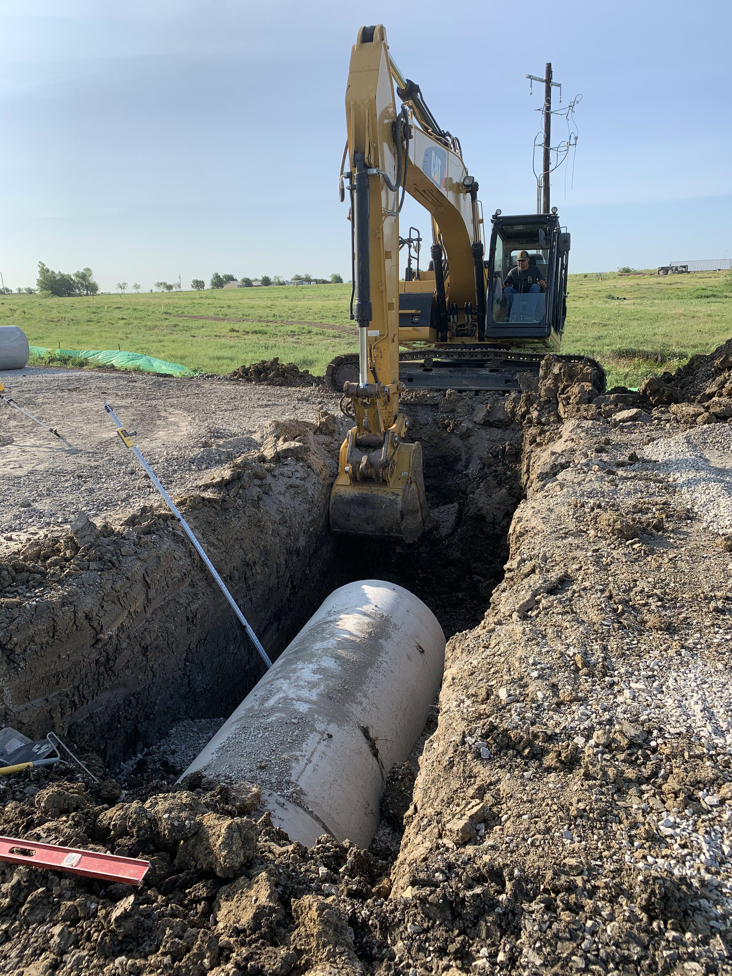 Digger Septic Excavation