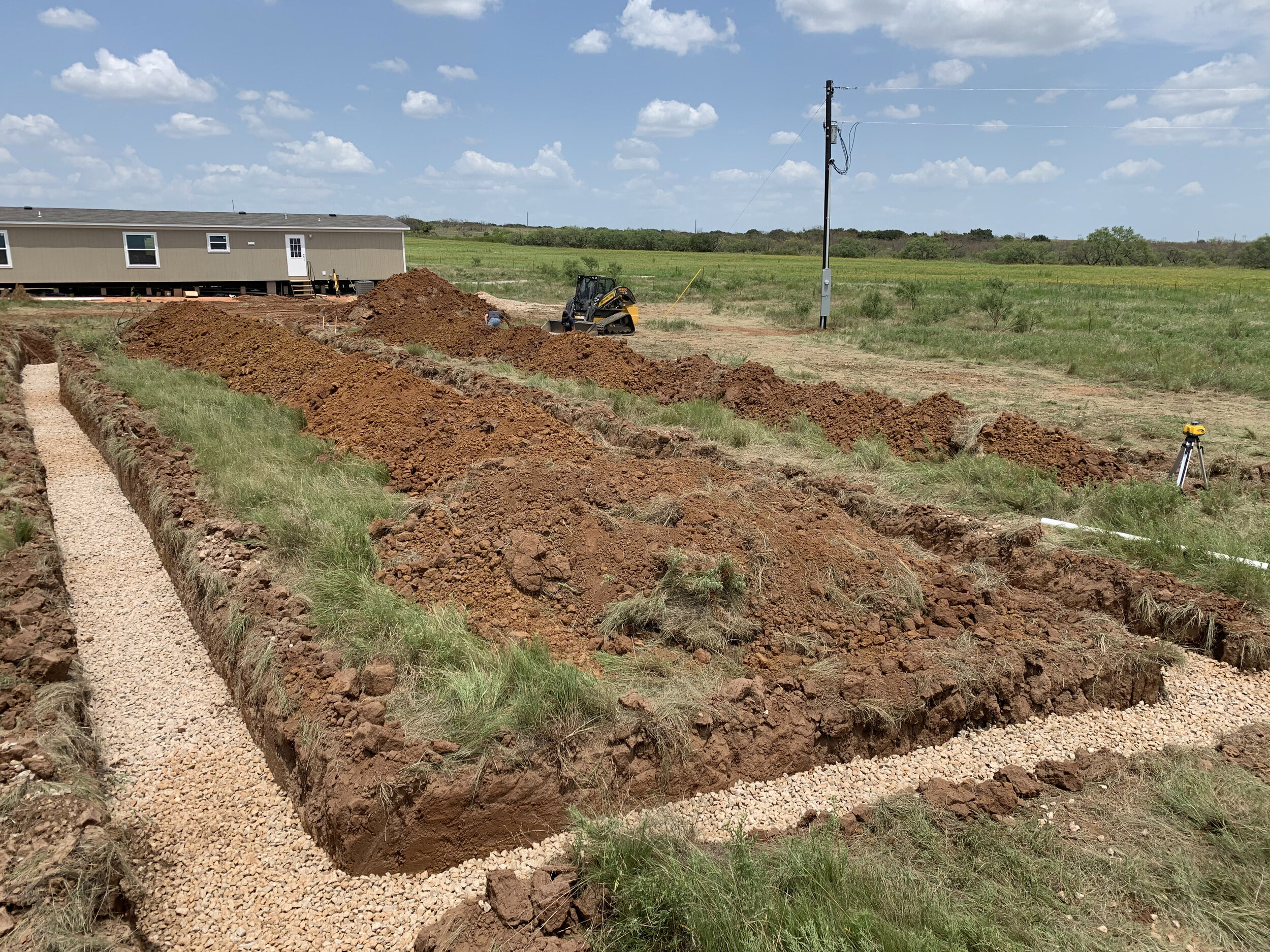 Trench System for Septic Tank