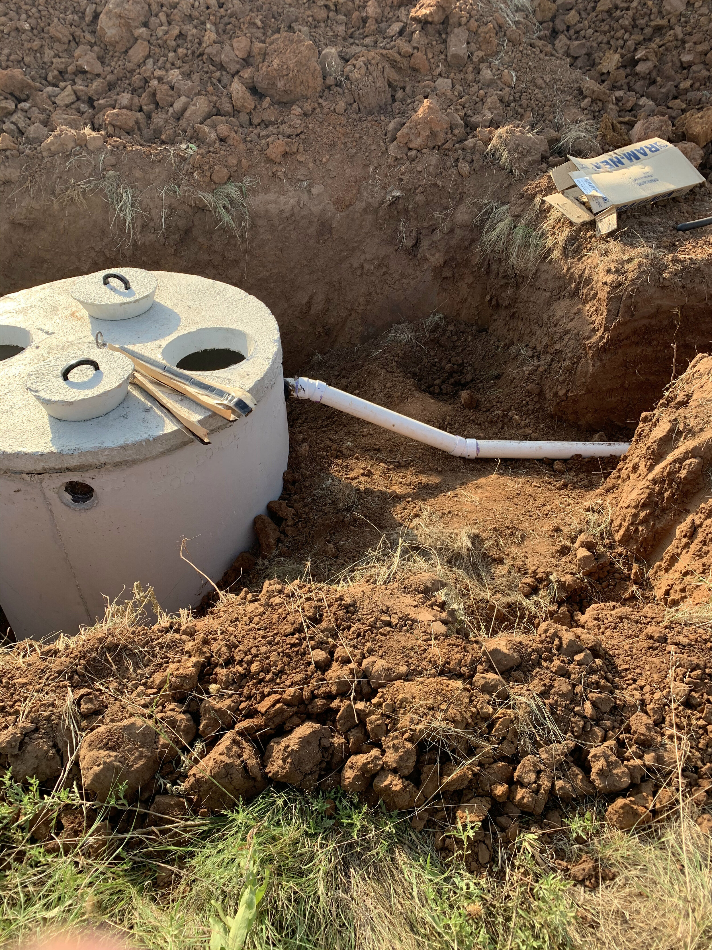 Septic Tank with Piping