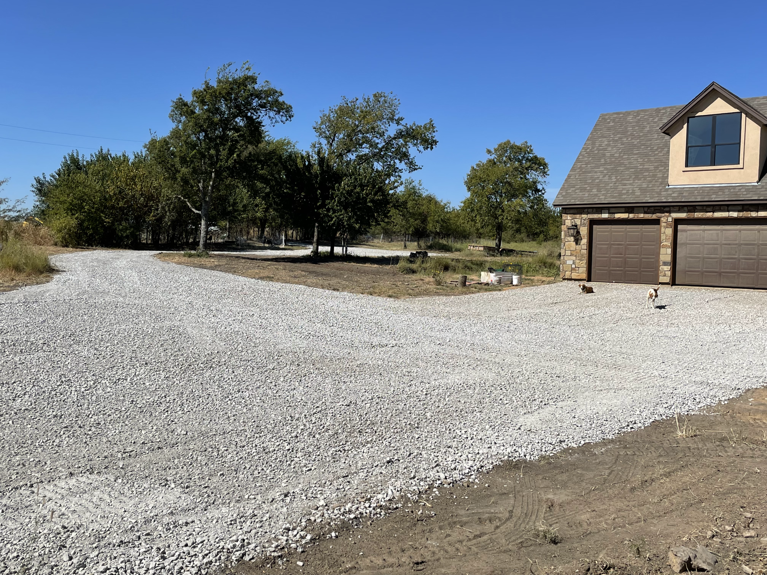 Gravel Driveway and Path