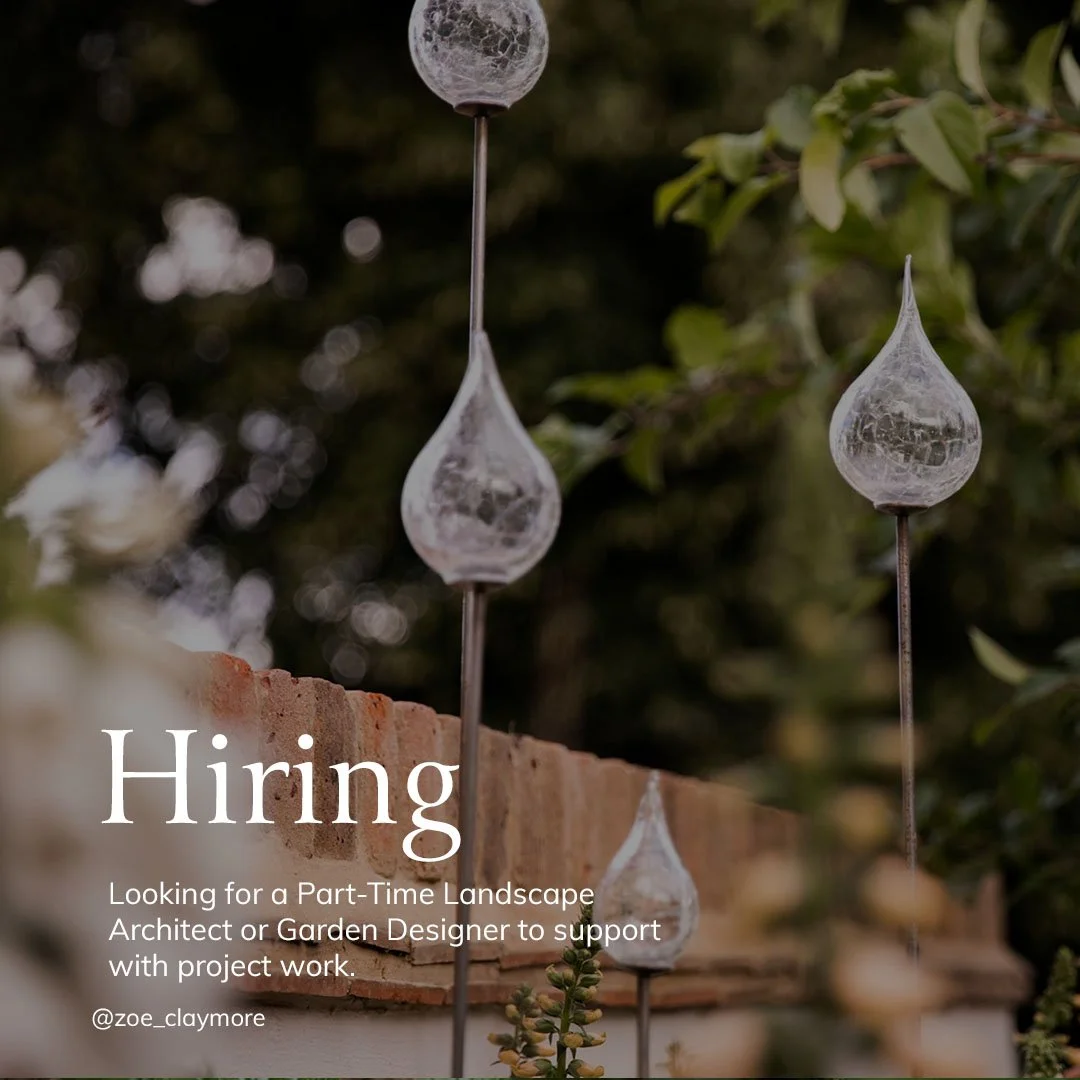 Hiring -  Part-Time Garden Designer/Landscape Architect 
