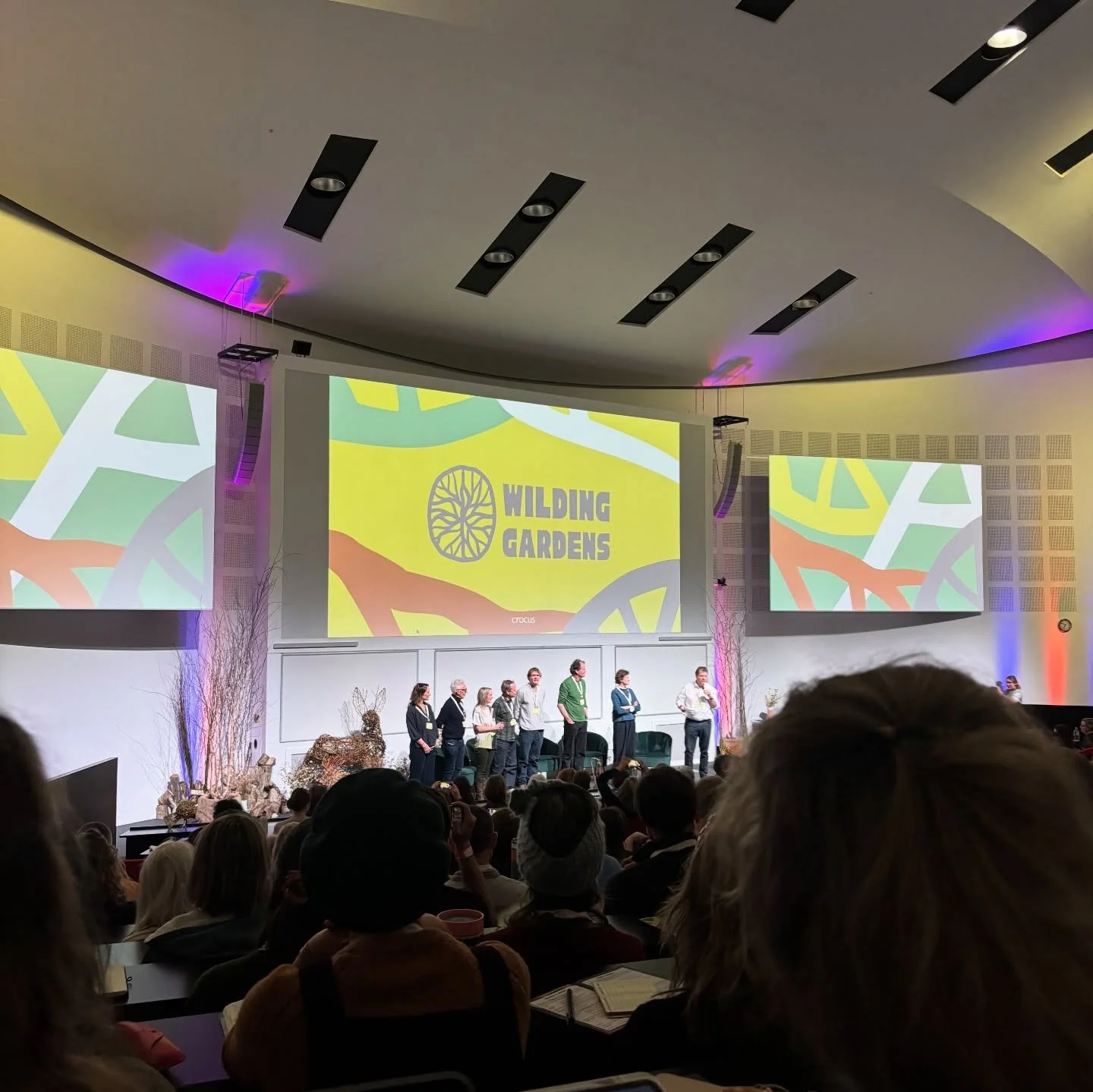 Great first day yesterday at the @wildinggardens conference. Lots to ponder - particularly liked the scientific talks -  but I think the word of the day has to be &ldquo;abundance&rdquo; - lack of it and how we can bring it back. Quote of the day tho