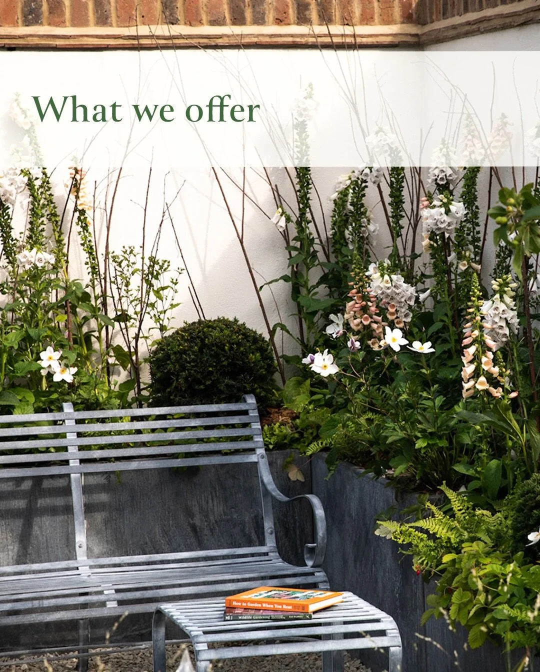 What do we offer when you work with us? We tailor our services to your budget and aspirations.

Please read on above for a flavour or what we do. For more information, please visit our website, or get in touch if you are keen to discuss further (link