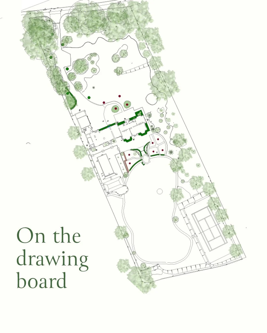 A busy week putting the finishing touches to the planting for this gorgeous existing garden in Hertfordshire. It&rsquo;s got great bones but we&rsquo;ve been asked to revamp around 500m2 of planting - to bring more consistency &amp; beauty as well as