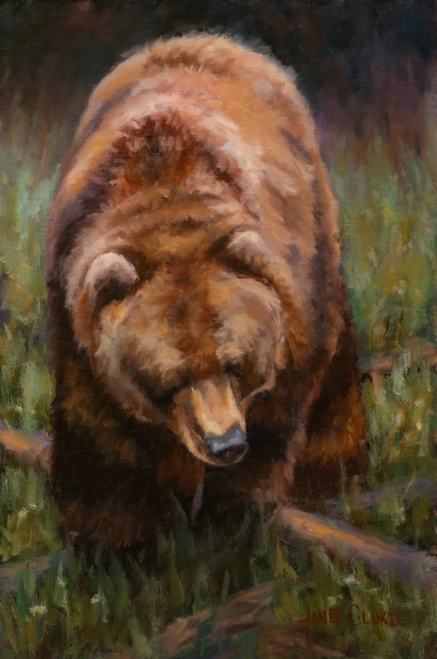 "A Leisurely Stroll in the Meadow" Oil 12"x18" - now available at SEWE online gallery