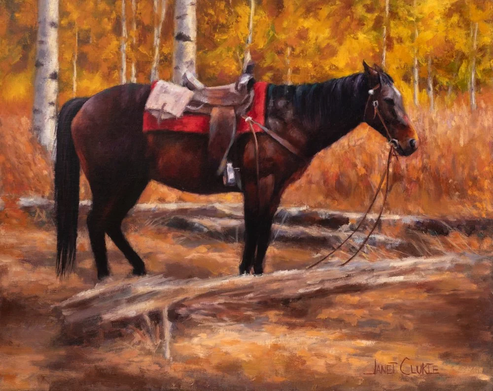 "A Horse Named Hot Tamale" oil 16"x20"