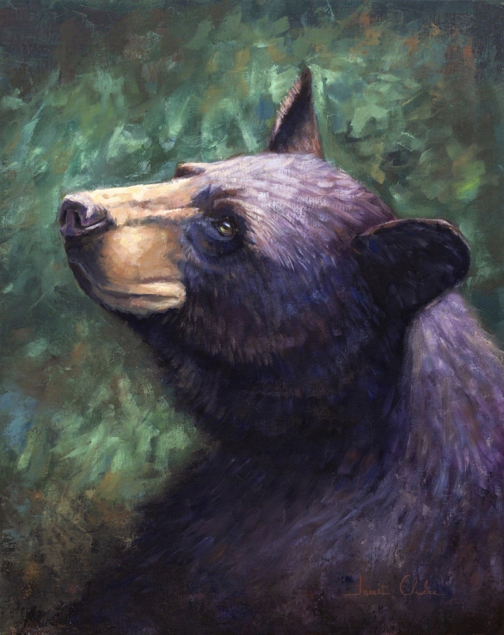 "A Sense of Wonder" oil on 16"x20" panel framed - available