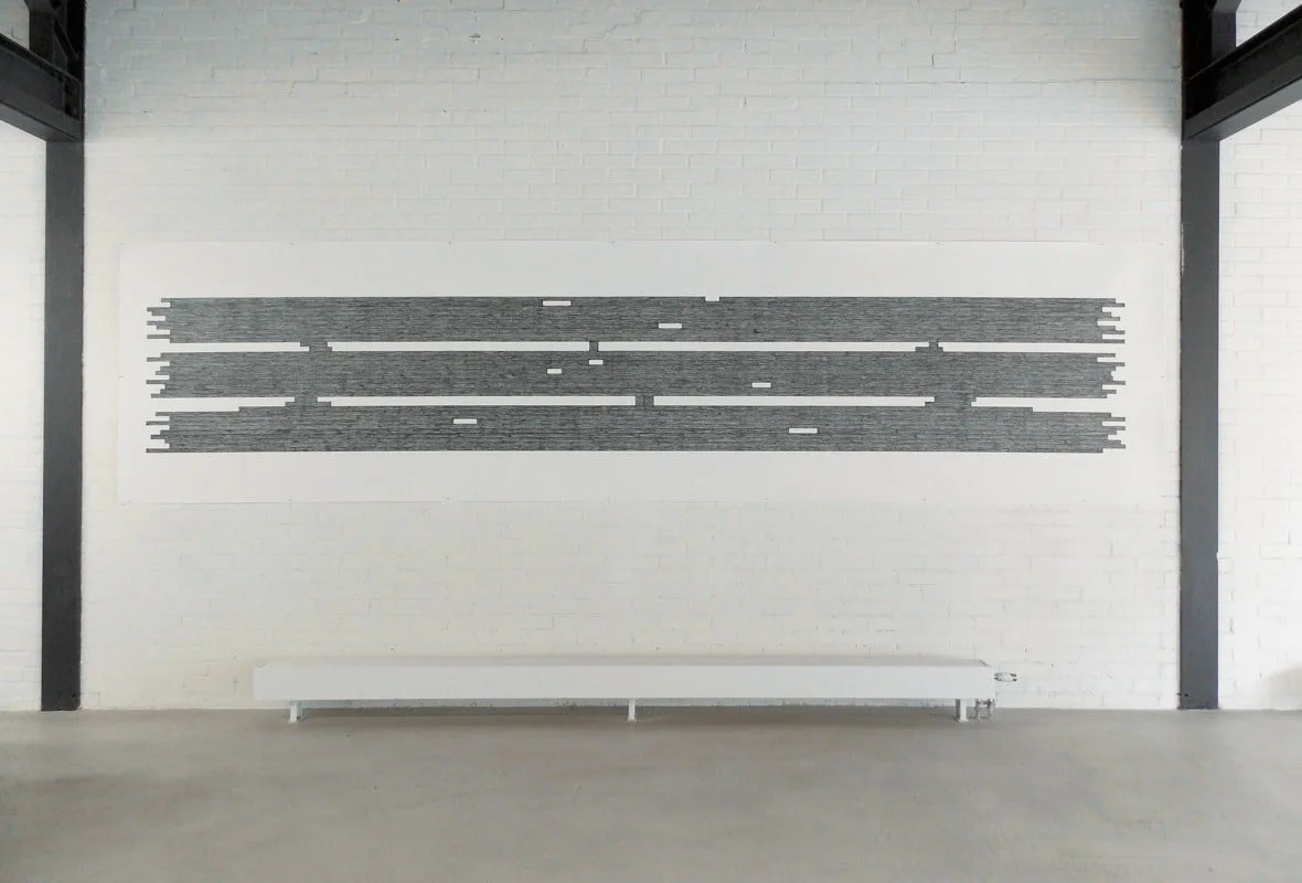 Prosperity/
2018/
Acrylics on paper/
110 x 440 cm/
Courtesy Plaatsmaken, Arnhem