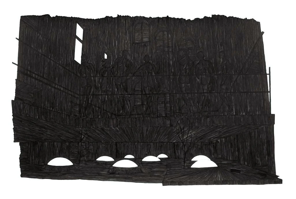 That’s not our garden/
2009/
Ink on paper/
64 x 48 cm
(private collection)