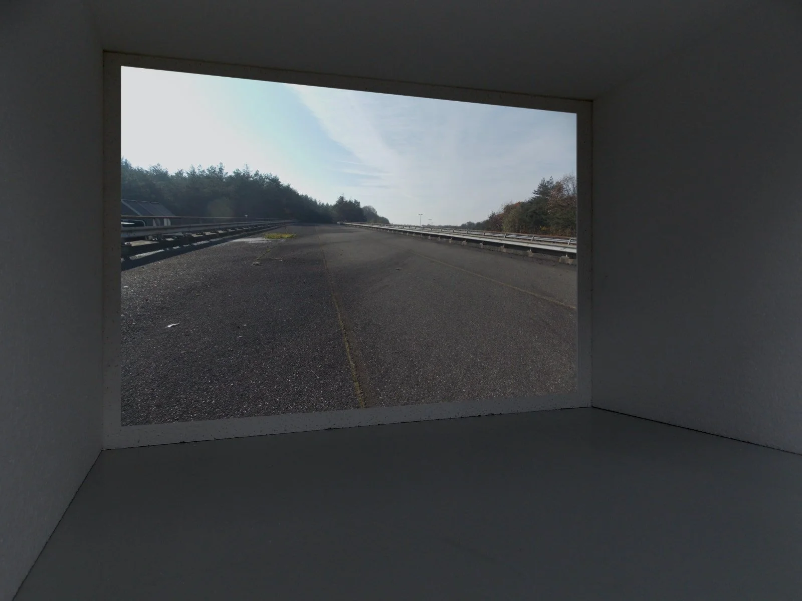 Viaduct for silence/ 2018/ digital slide projection