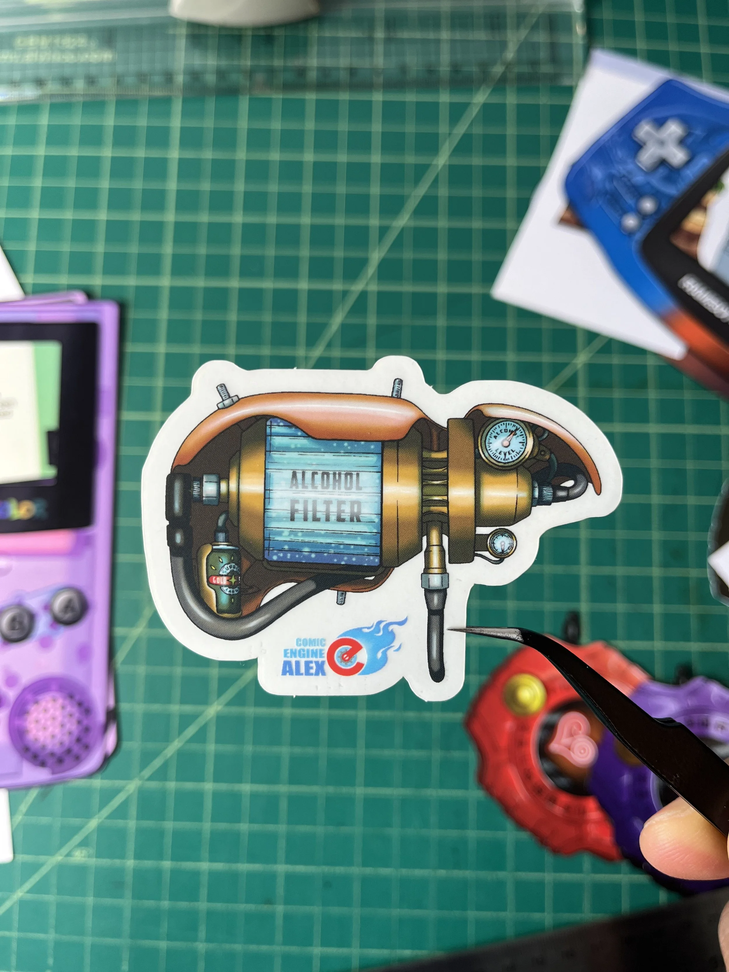 Alcohol Filter Sticker