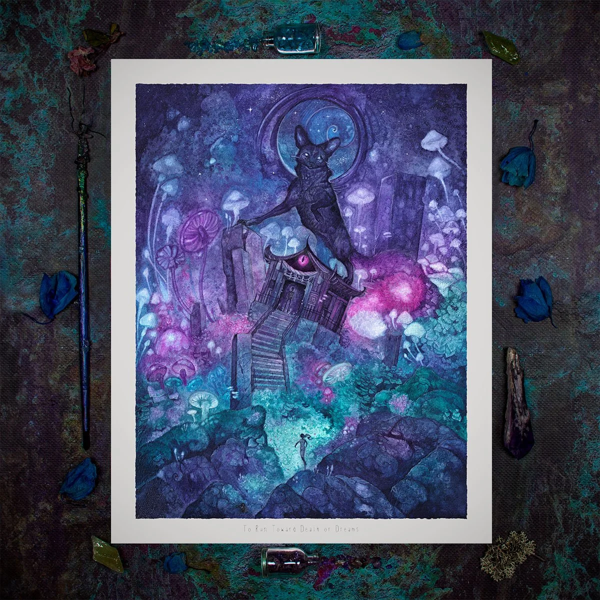 'To Run Toward Death or Dreams' - fine art print