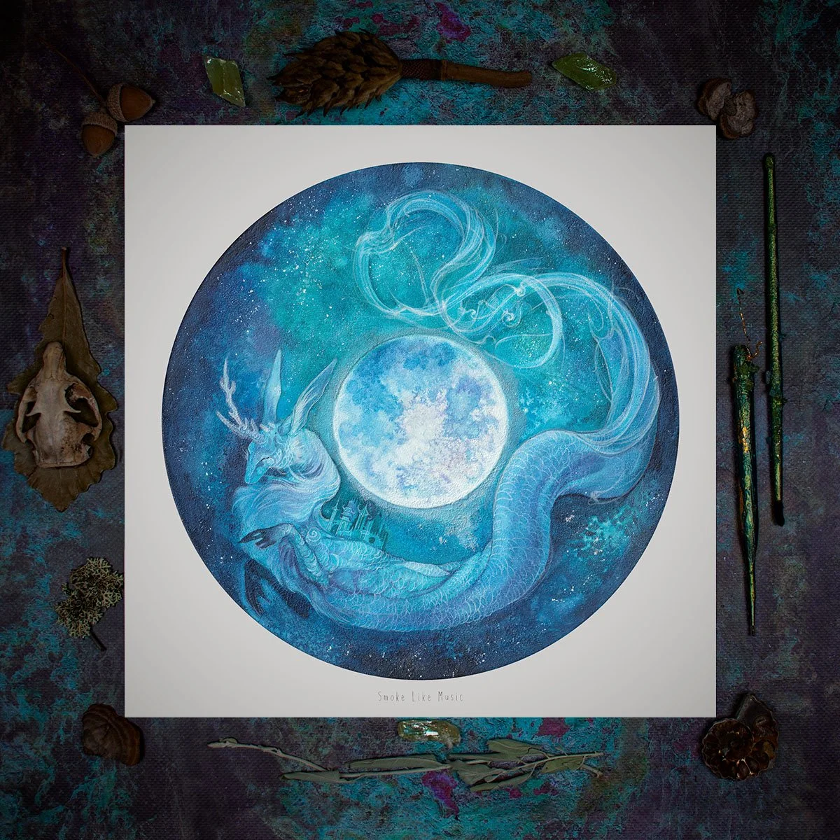 Smoke Like Music- HAND EMBELLISHED OPTION