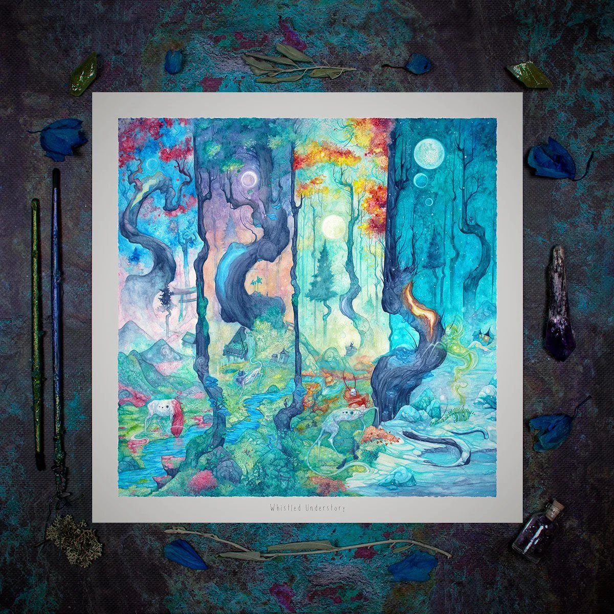 'Whistled Understory' - HAND EMBELLISHED OPTION