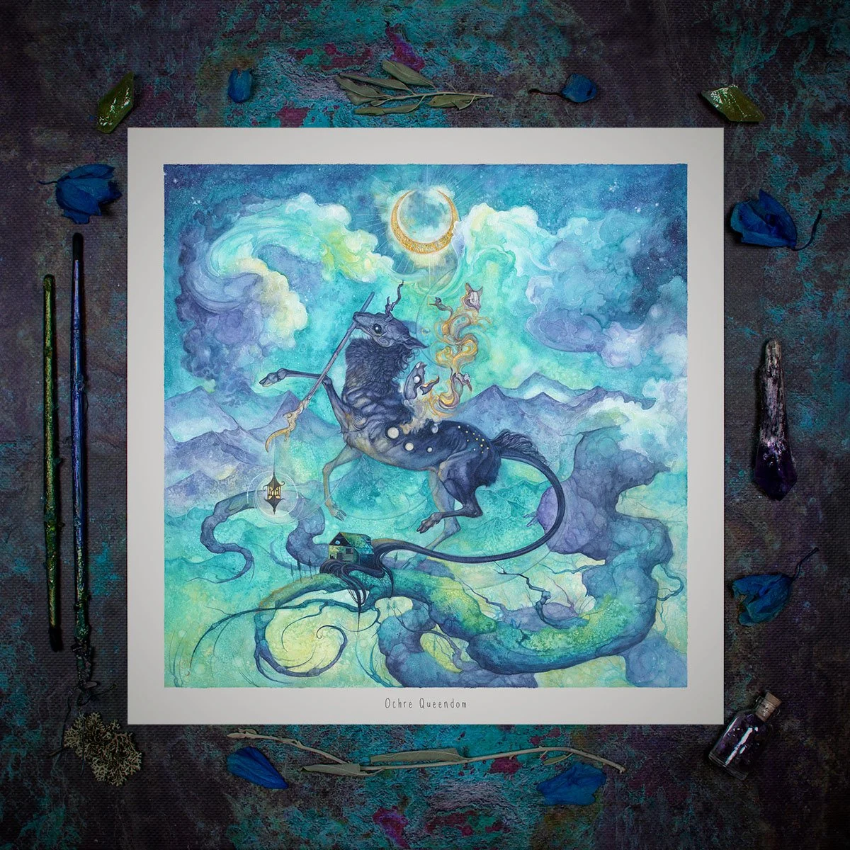 'Ochre Queendom' - fine art print