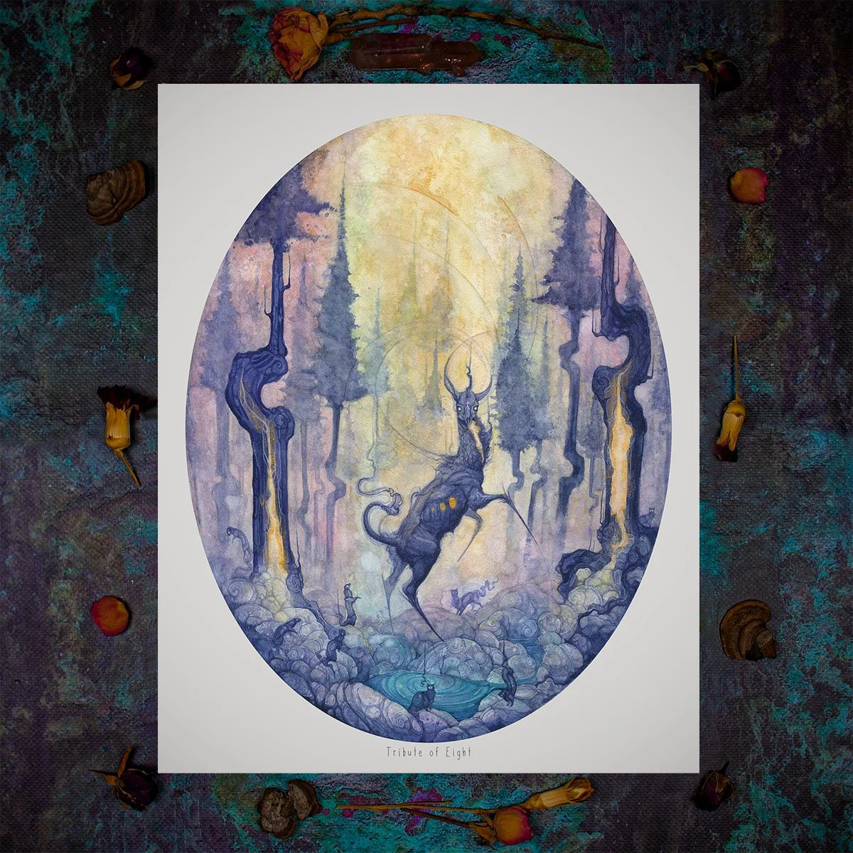 'Tribute of Eight' - fine art print RETIRING