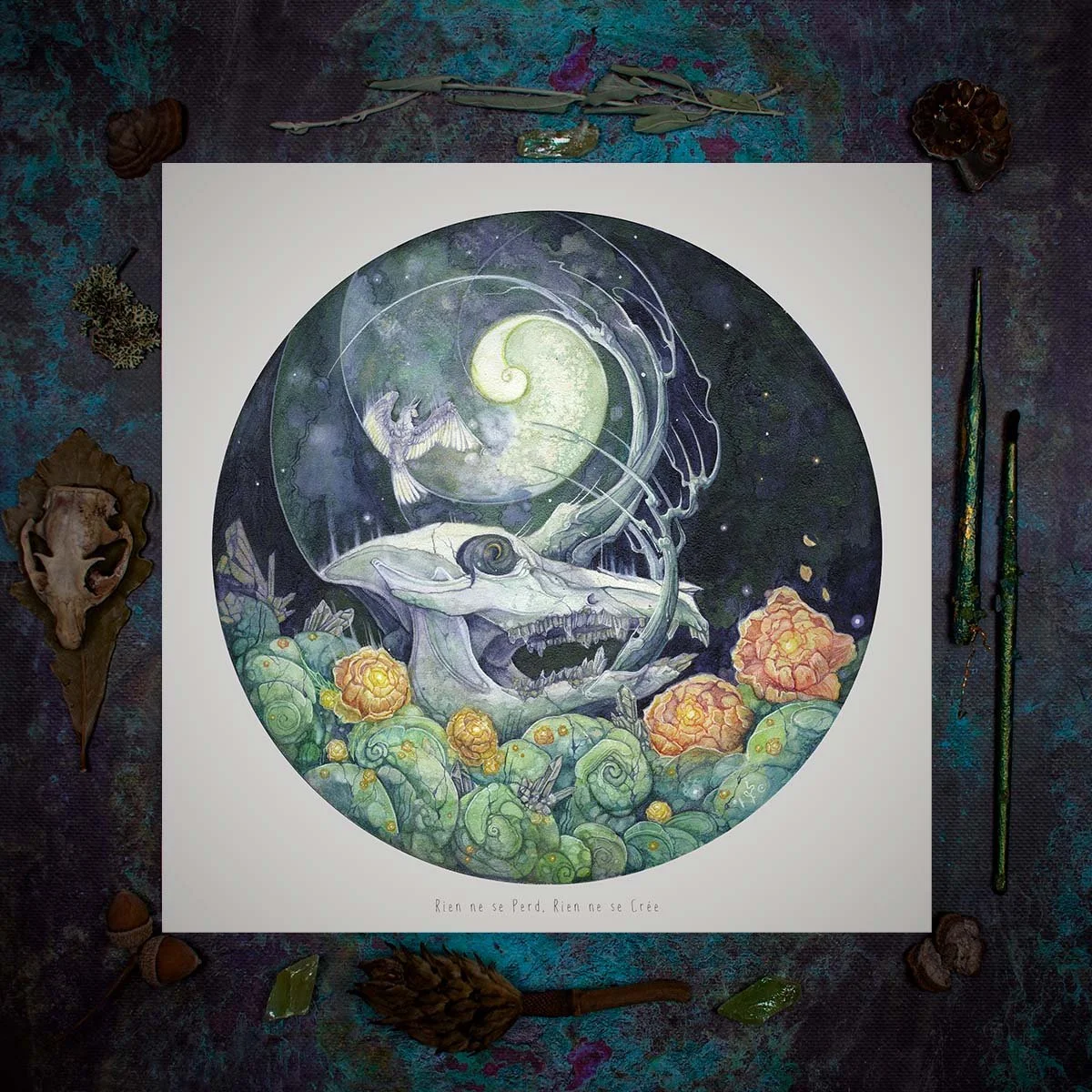 'Rien ne se Perd, Rien ne se Crée' - fine art print RETIRING