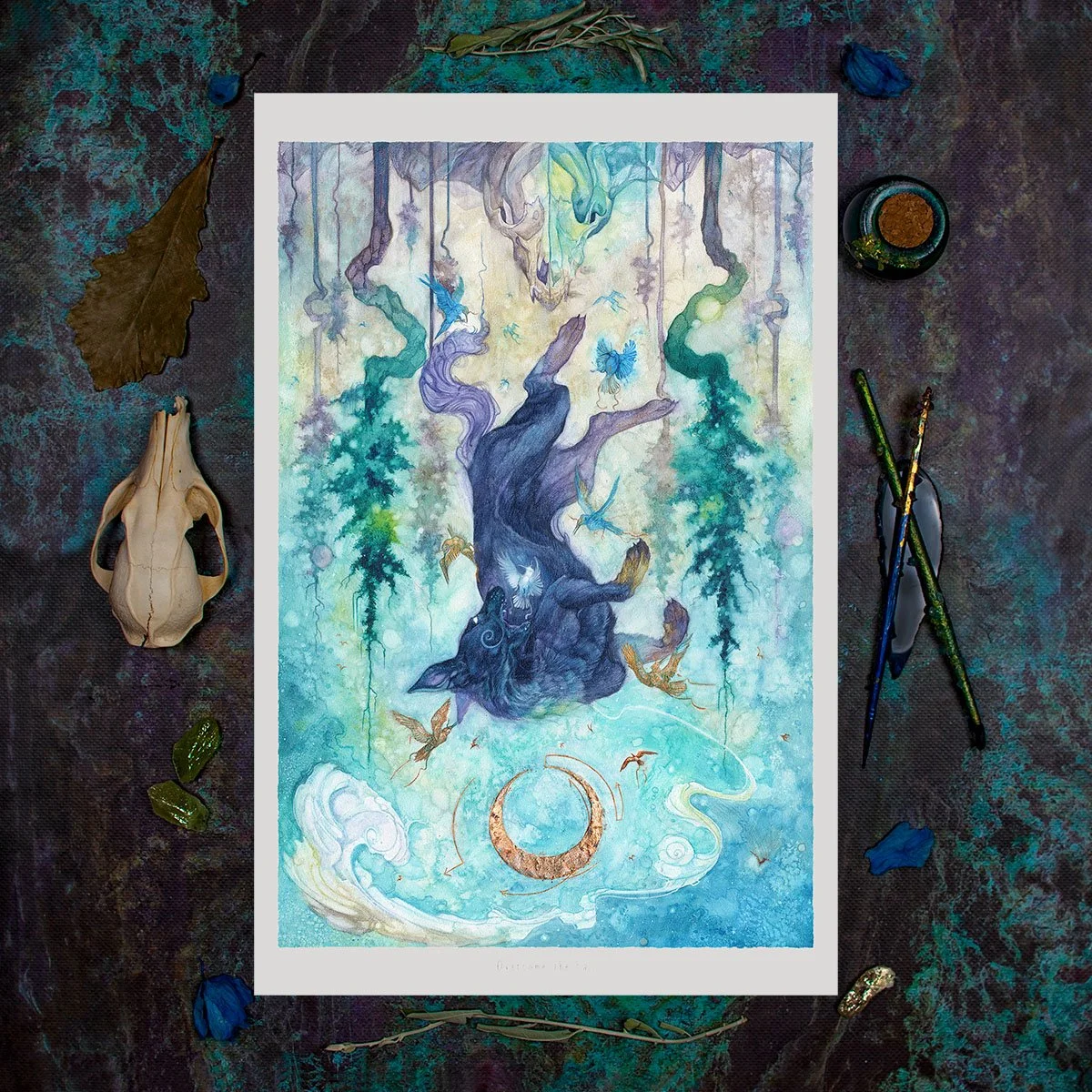 'Overcome the Fall' - HAND EMBELLISHED OPTION