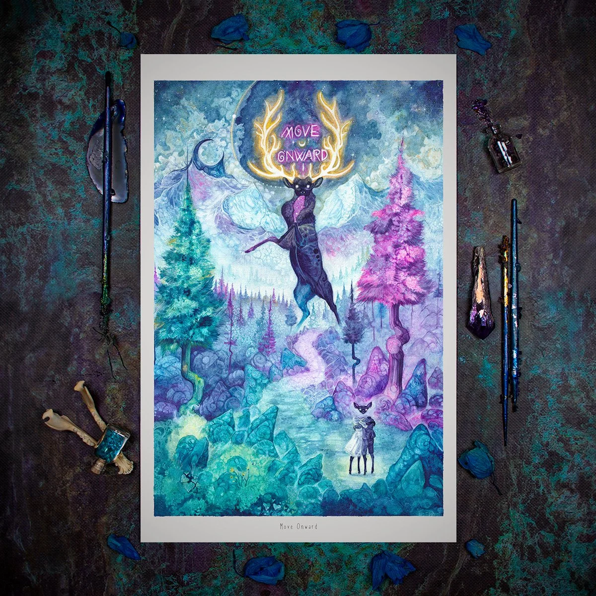 'Move Onward' - fine art print RETIRING