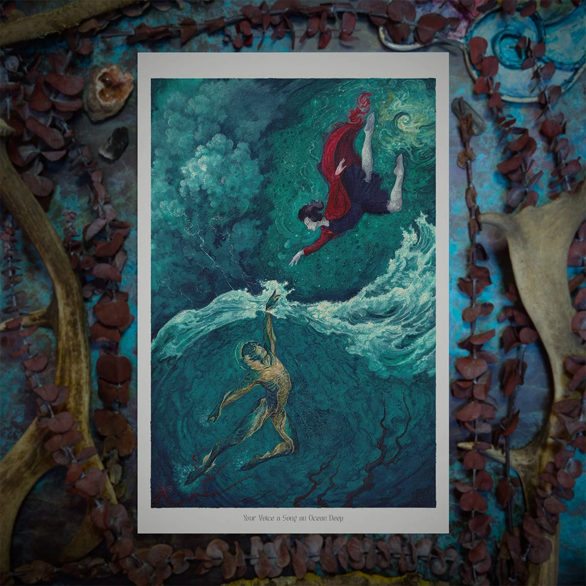 NEW 'Your Voice a Song an Ocean Deep - fine art print