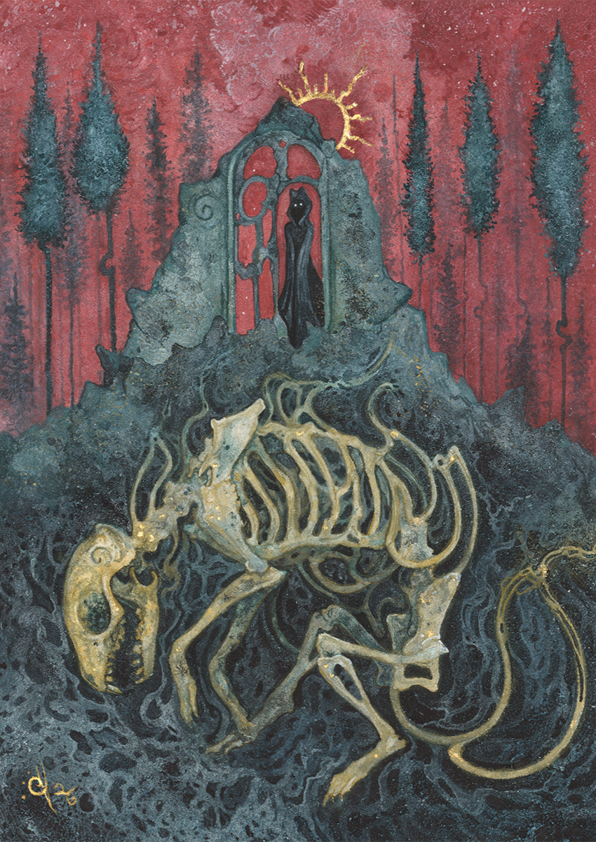 Your tenacity can no longer pull energy from bone.
Rest now, beneath the woods, and let the earth give you all that’s to come.

The aftermath of exhaustion is a fate known to many of us. That moment when all that once felt light now carries the weigh