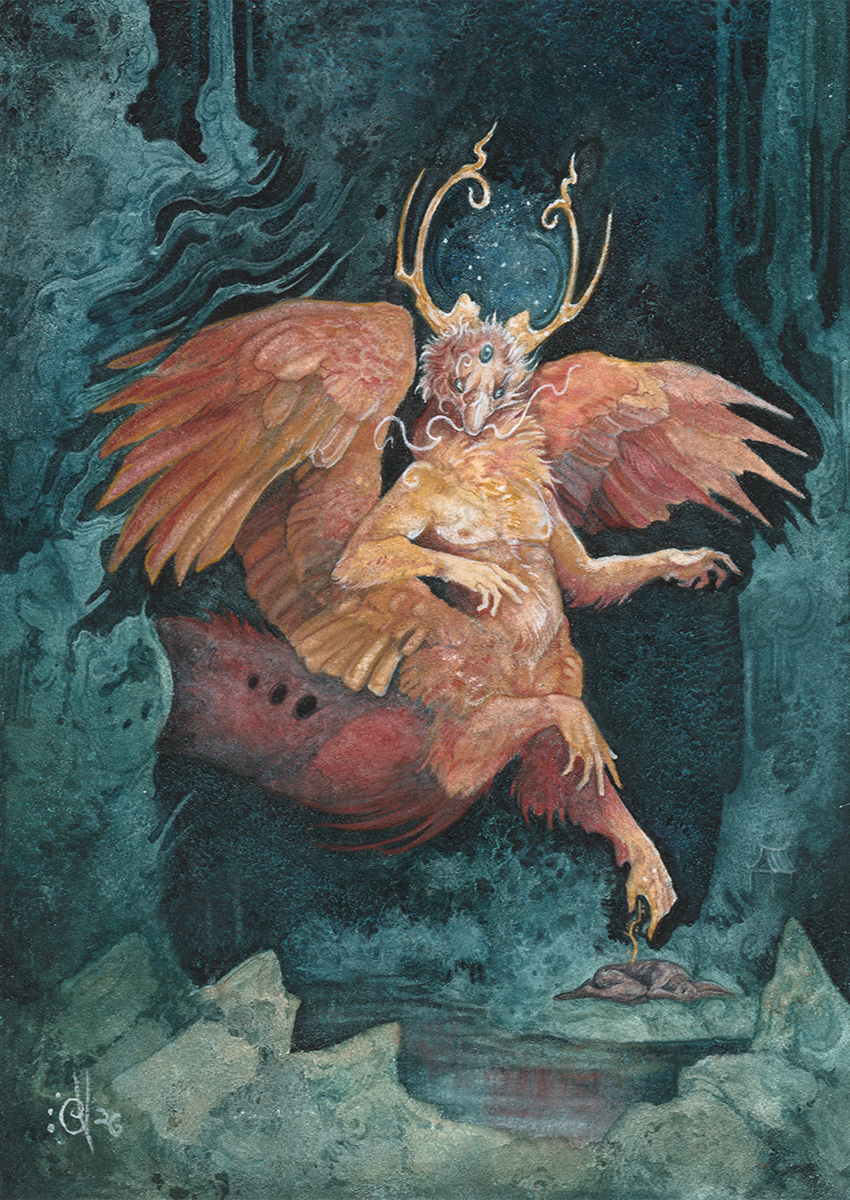 A body falls,
A tree rises

The Seed Seeker sees death as a beginning. A harvester who turns the fallen bodies of Berceau into trees to replenish the dying forests.

This piece is a reminder that though we may live in a world where it feels like all 