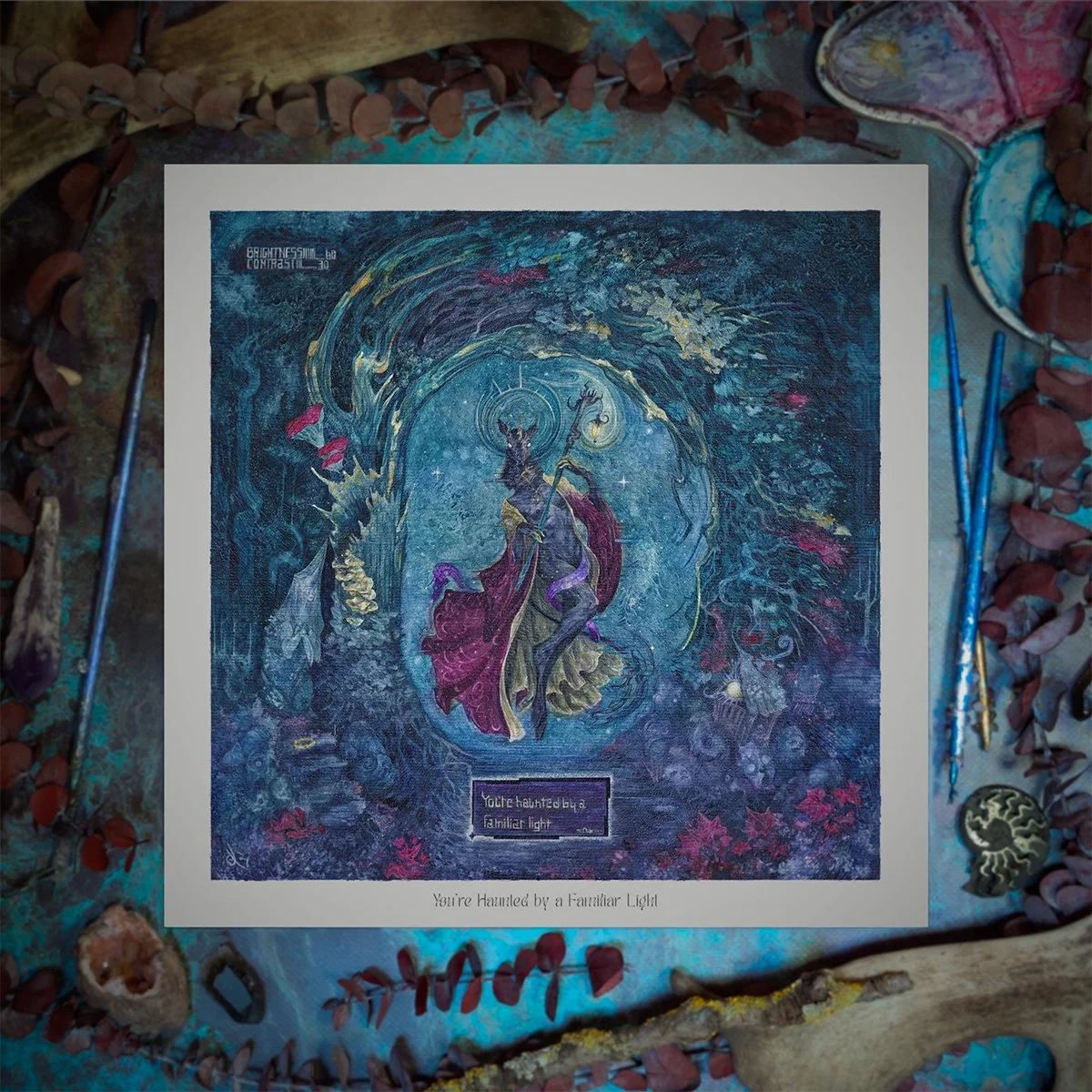 NEW 'You're Haunted by a Familiar Light' - HAND-EMBELLISHED OPTION