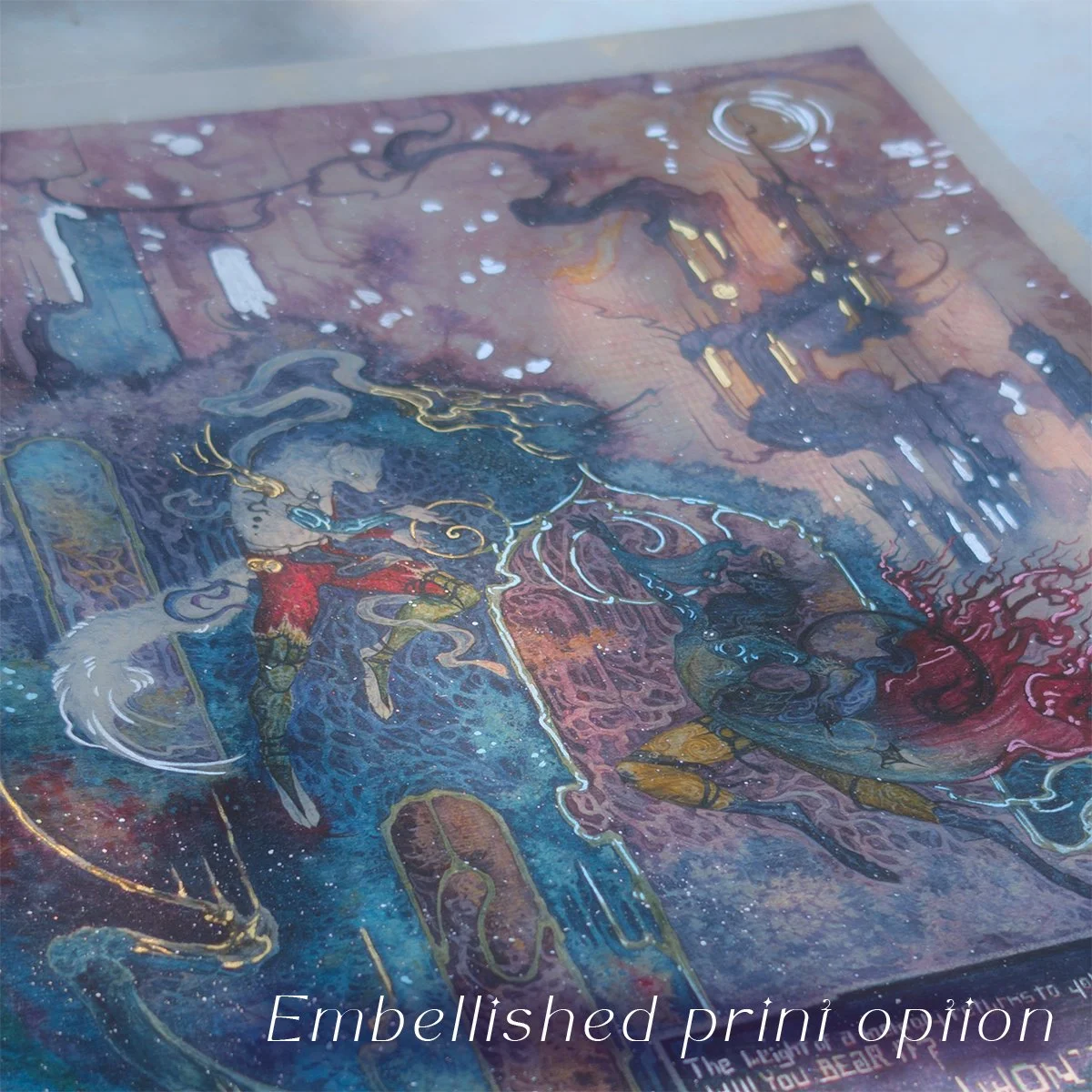 (11x14) The-Weight-of-a-Memory-Returns to You, Will You-Bear-It?-watercolor-print-aria-fawn - Embellished 2.jpg