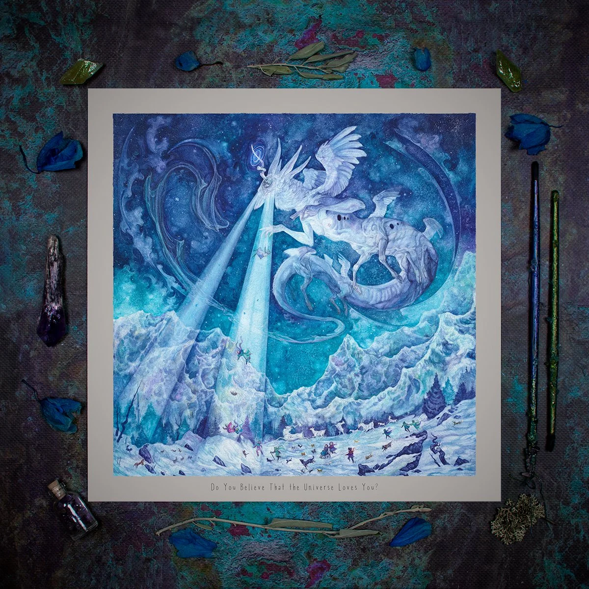 'Do You Believe That the Universe Loves You?' - fine art print