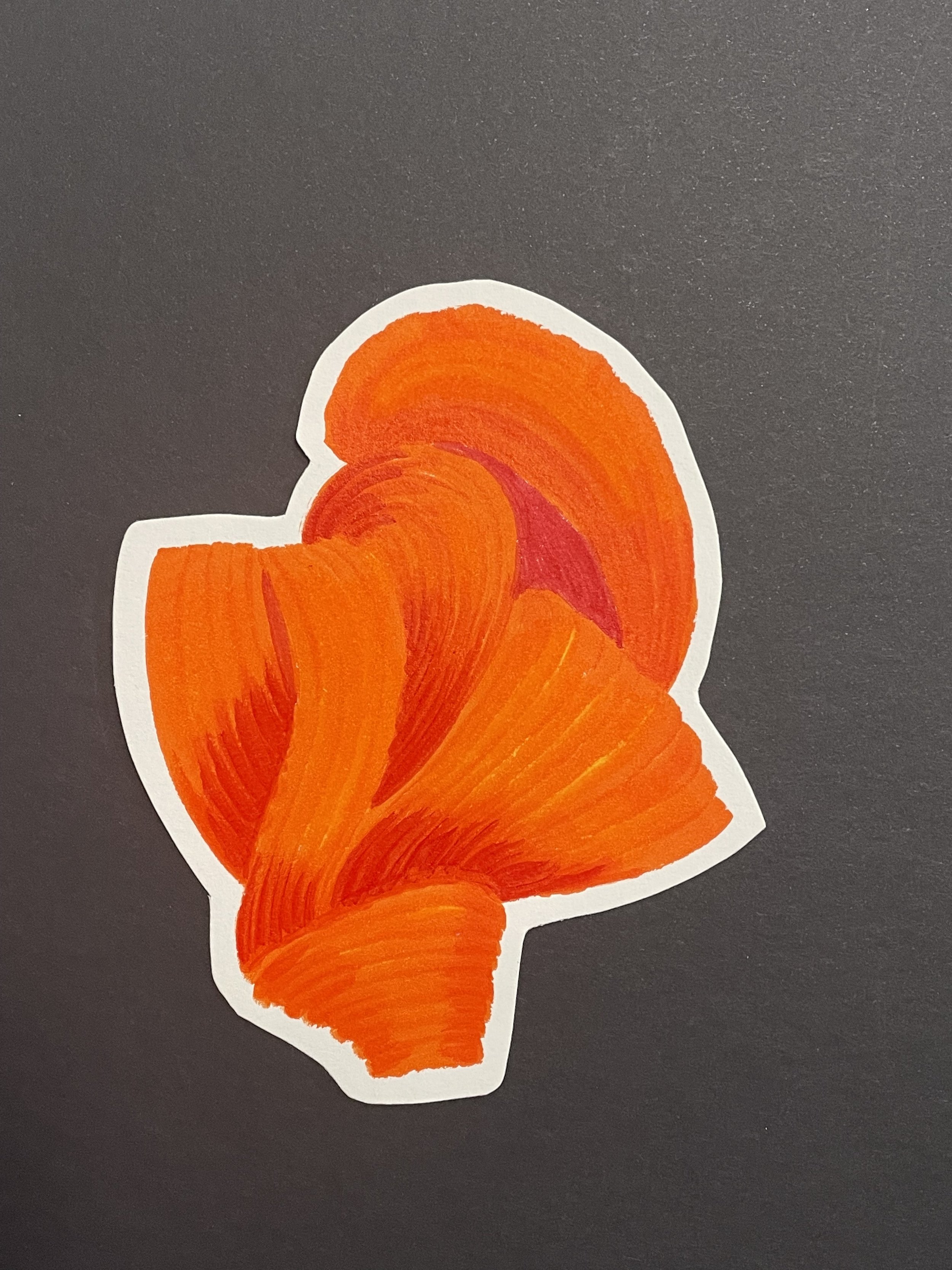 Untitled/ Marker on paper / 2023