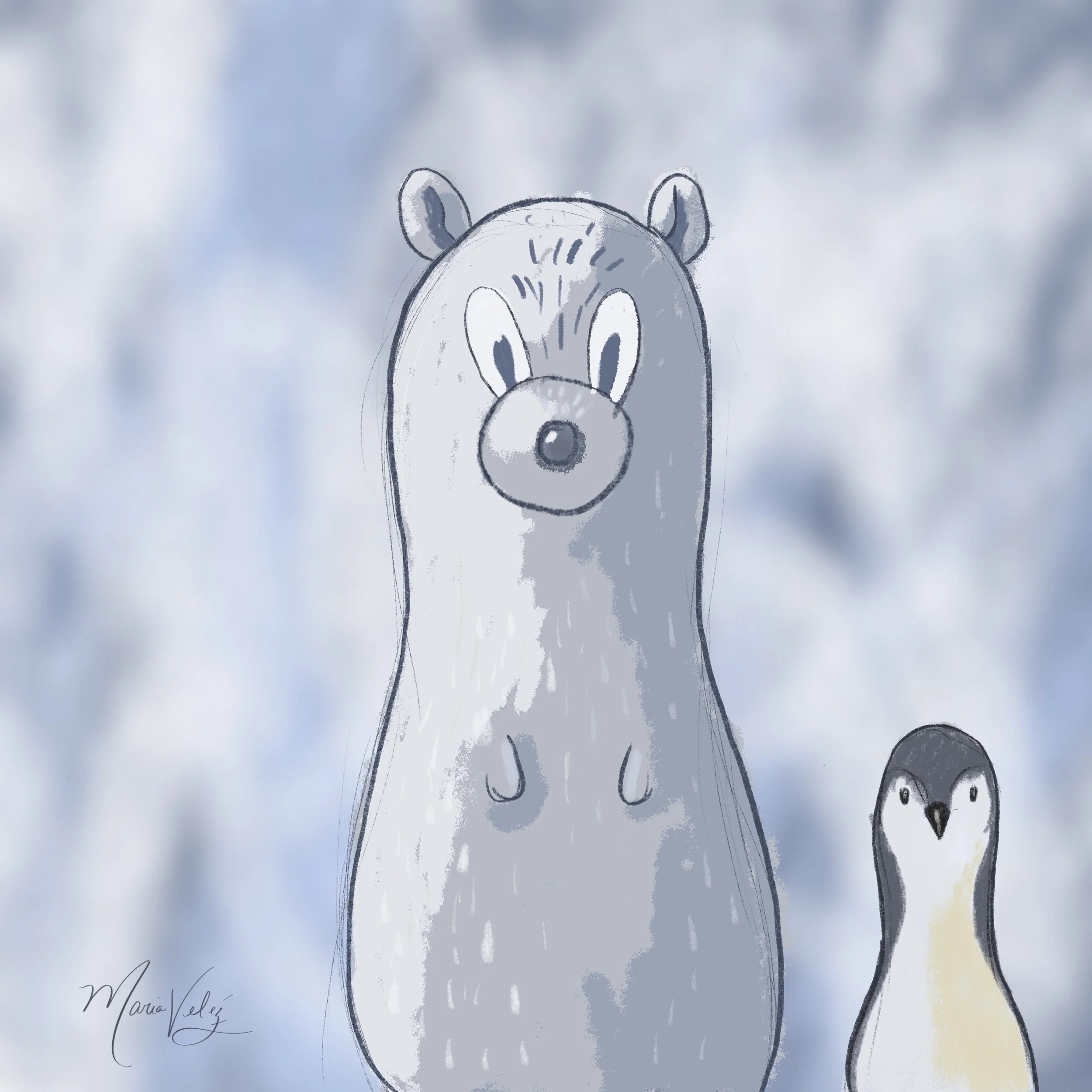 polar bear and penguin 2022
