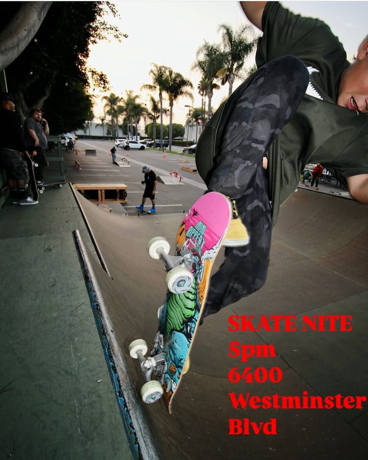 Tonight at Calvary Chapel Pacific Coast in Westminster #skatepark #skateboardingisfun #skateboard #streetstyle #skatenite