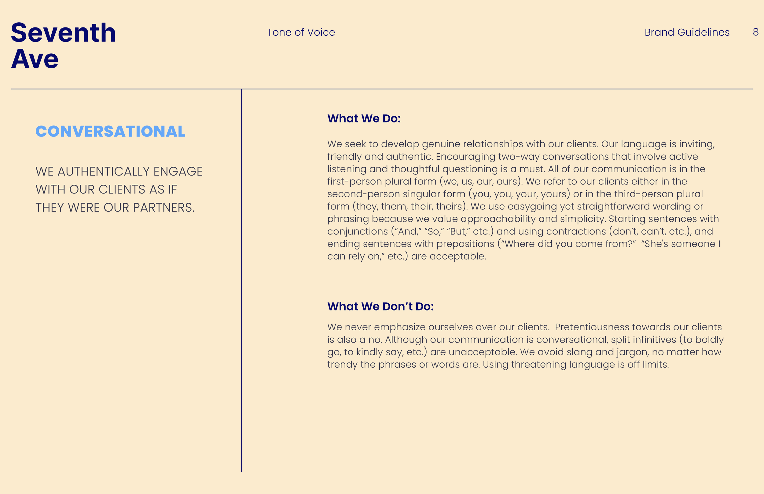 EmilyRae led the development of the agency’s brand core. EmilyRae built its mission, vision, values, and personality to resonate with its purpose-led partners.