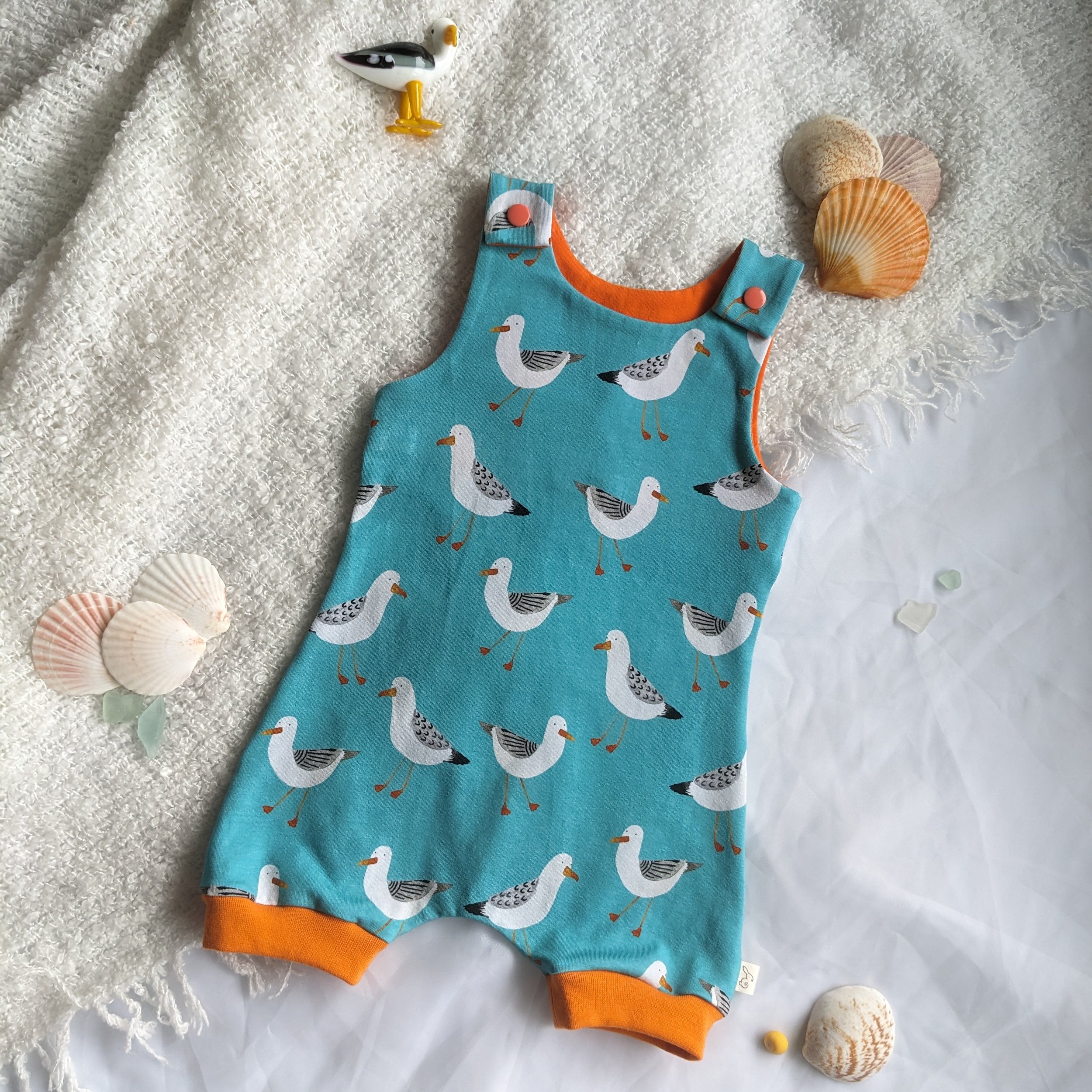 Cheeky Seagull Short Romper