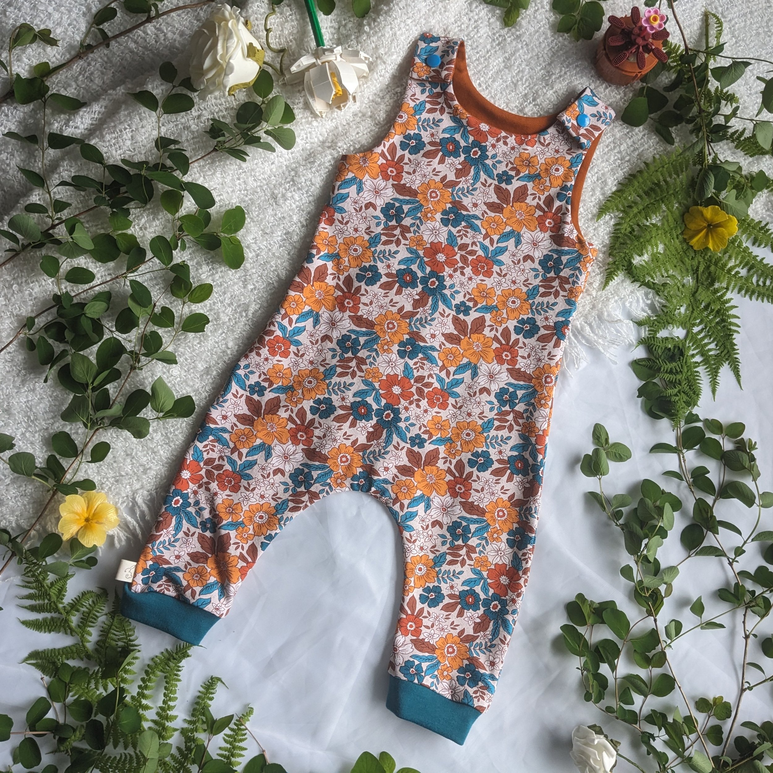 Vintage Floral Romper