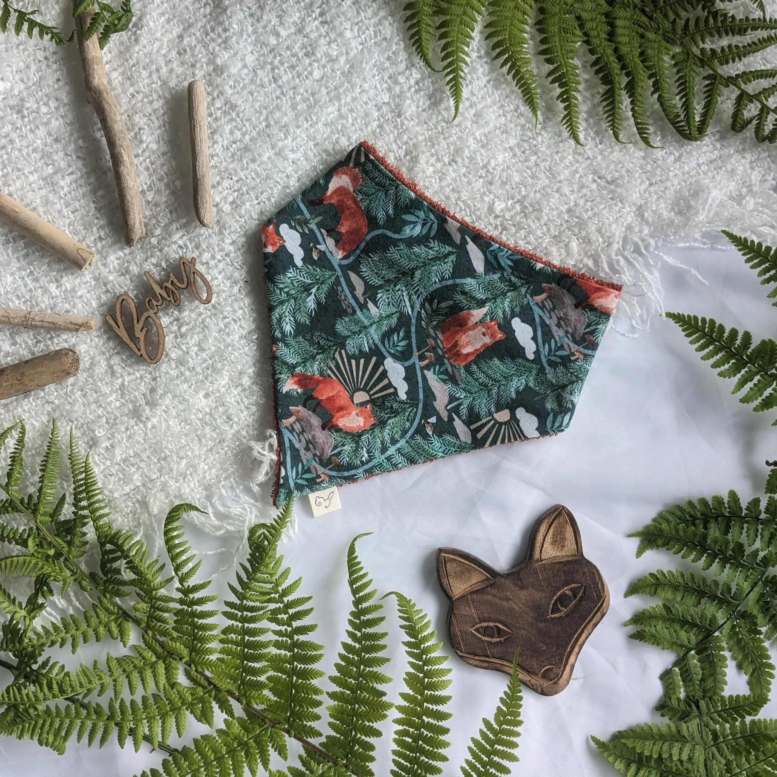 Forest Fox Bib