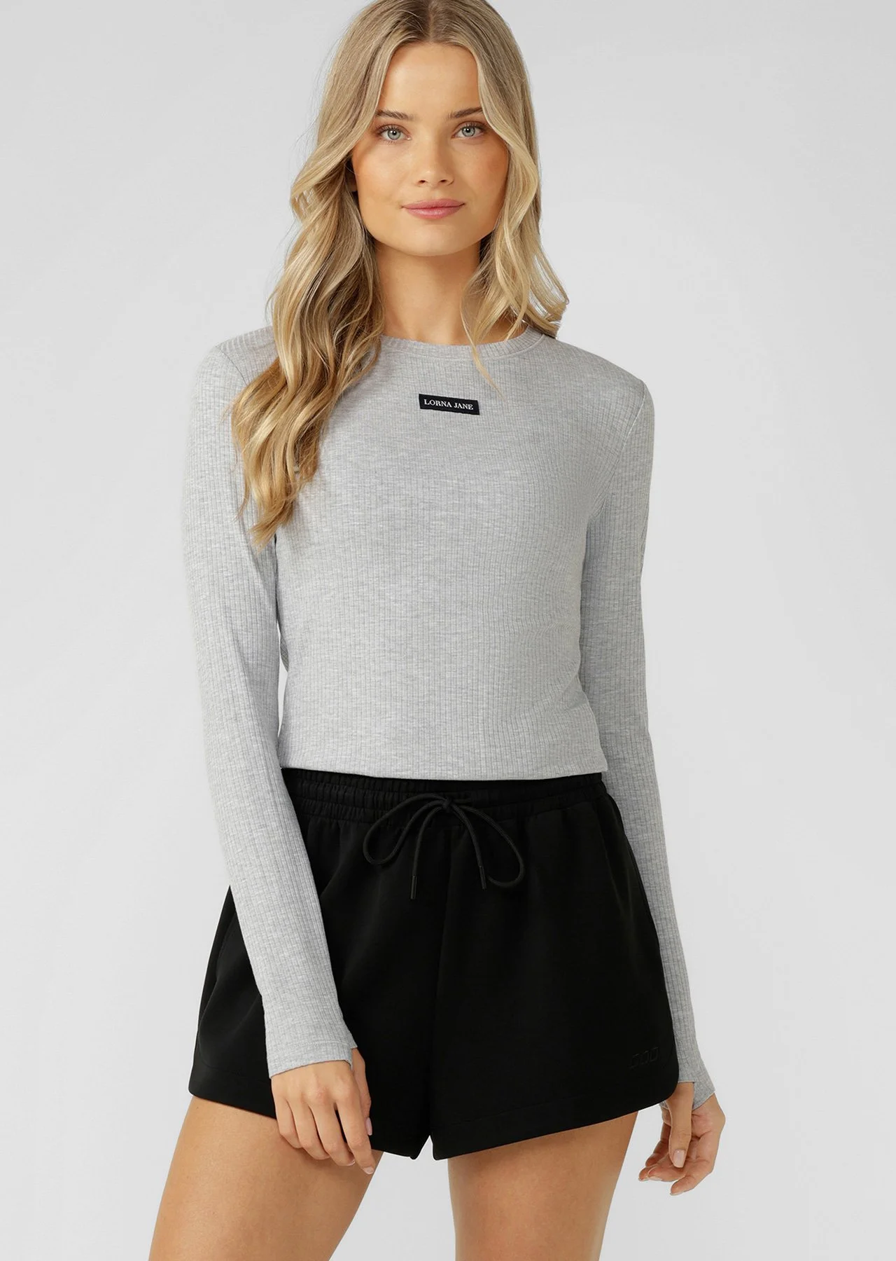 MOTION LONG SLEEVE RIB TOP
