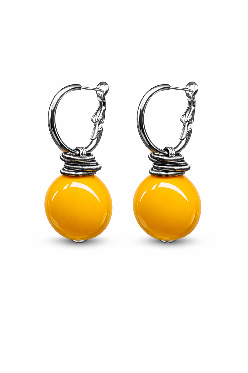 Orecchini Ø20 corti giallo uovo.png