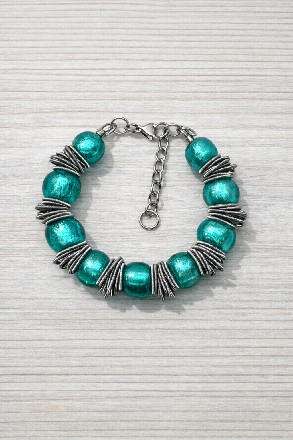 Braccialetto Ø12 bantù verde marin.PNG