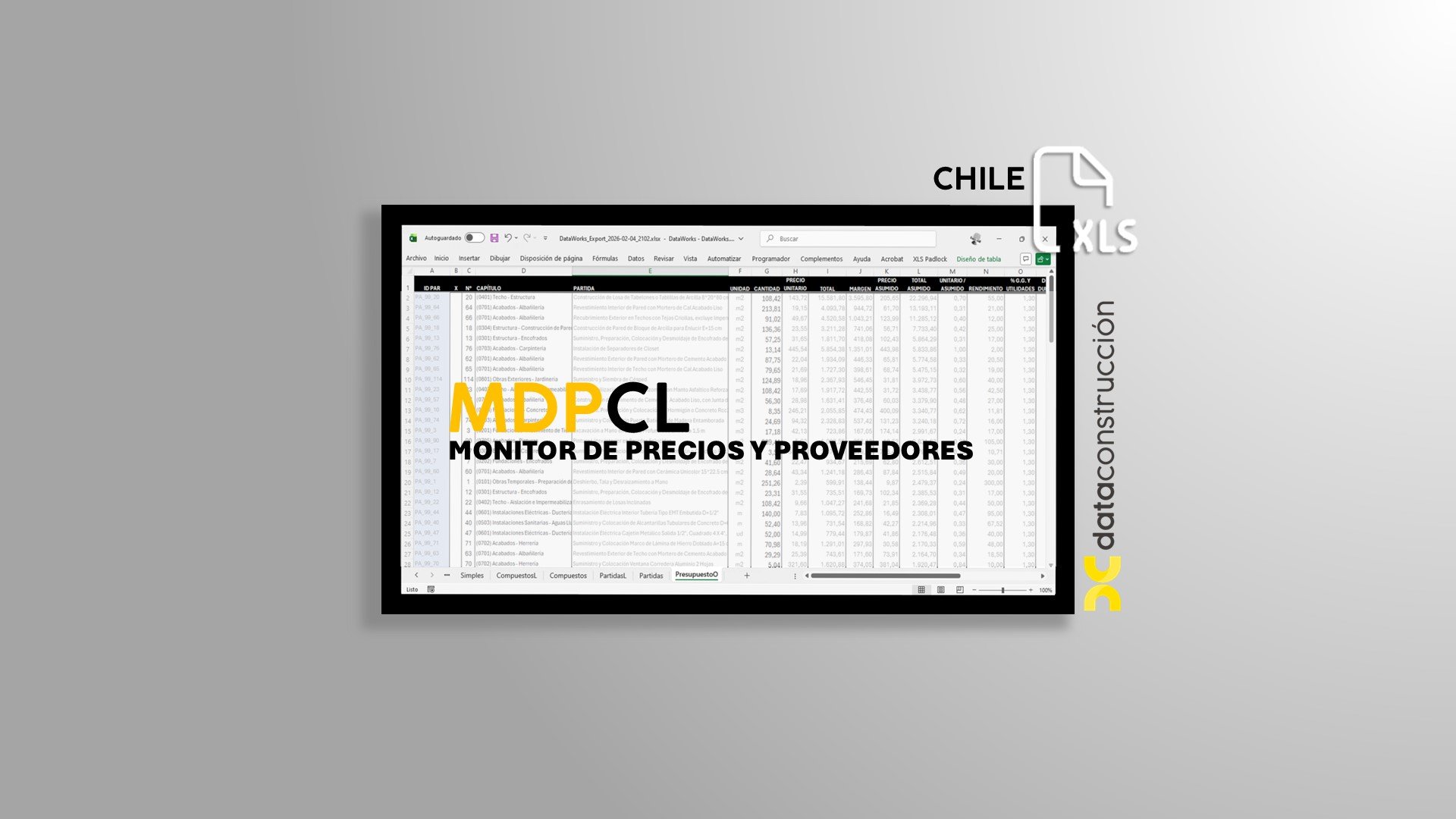 MDP CL — Monitor de Precios y Proveedores Chile