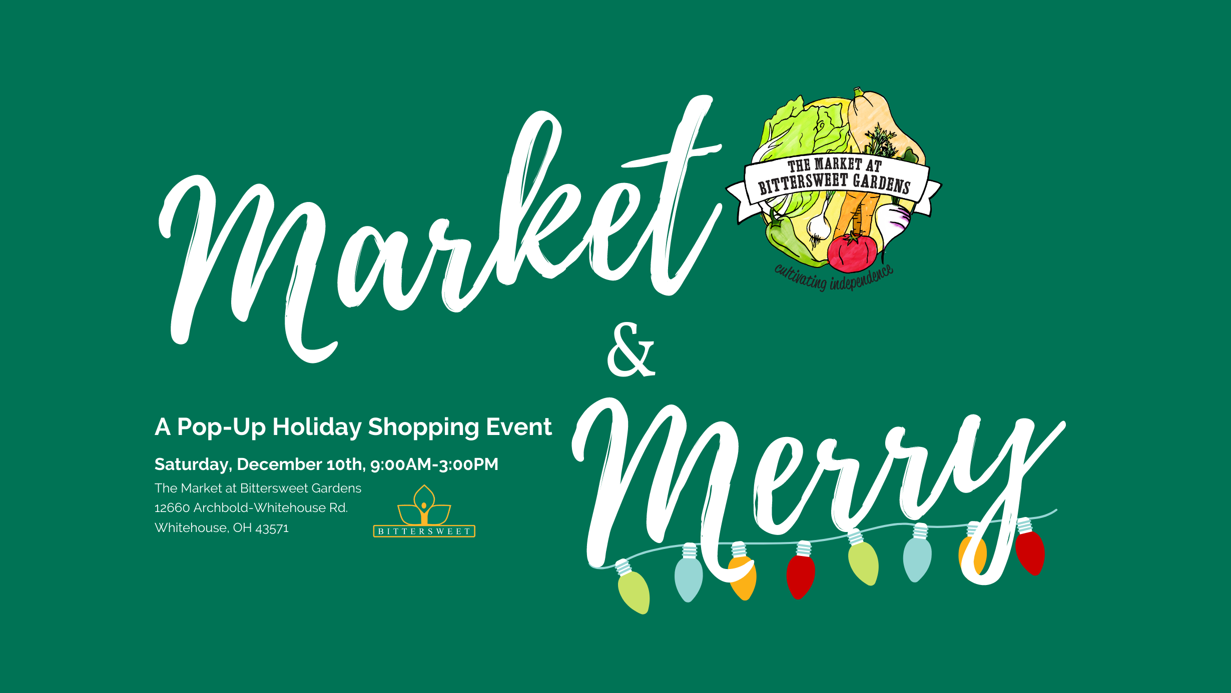 Bittersweet Farms Offers Second Annual “Market & Merry” Pop-Up Holiday Shopping Event