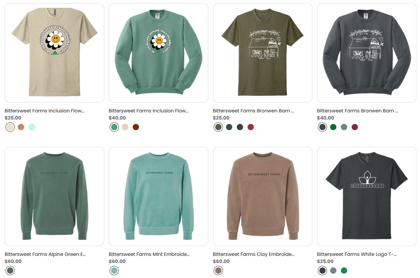 Order custom Bittersweet merch from Jupmode, our exclusive apparel partner!